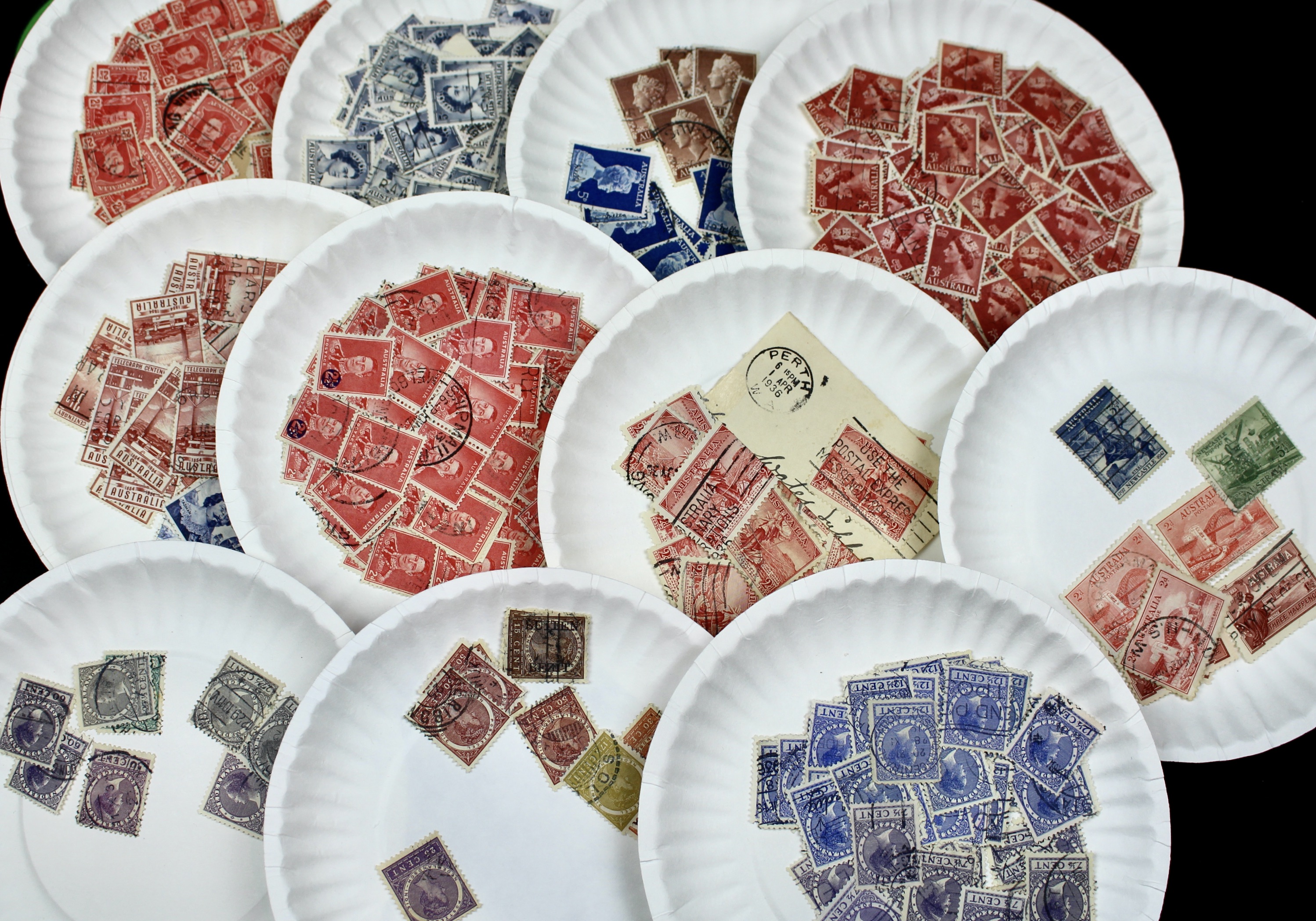 Large World-Wide Collection of 5,000 to 10,000 Postage Stamps