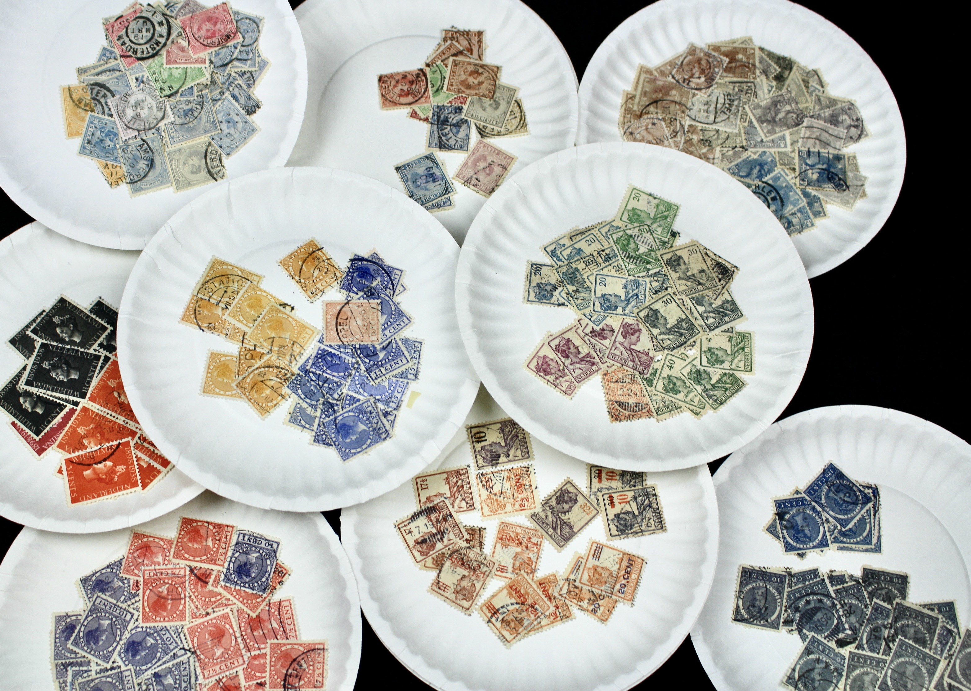 Large World-Wide Collection of 5,000 to 10,000 Postage Stamps