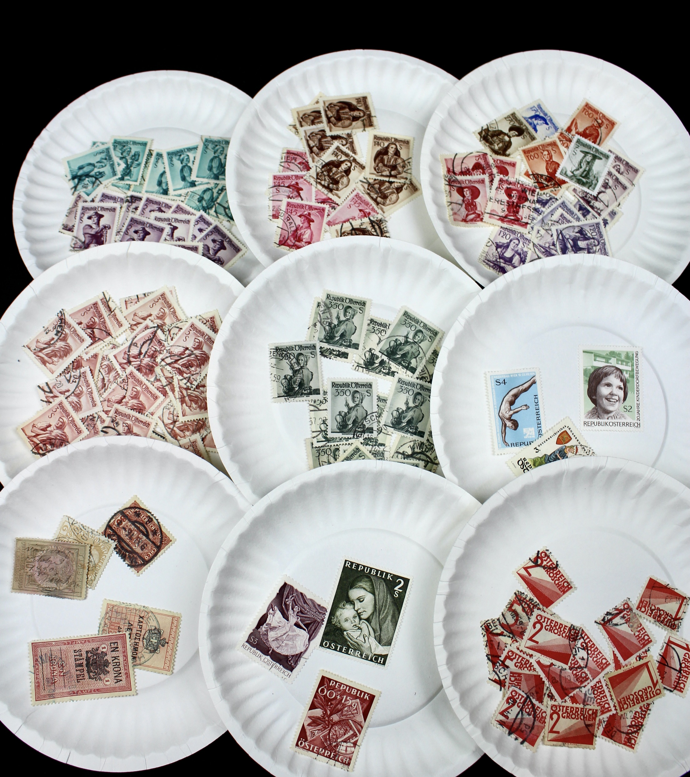 Large World-Wide Collection of 5,000 to 10,000 Postage Stamps