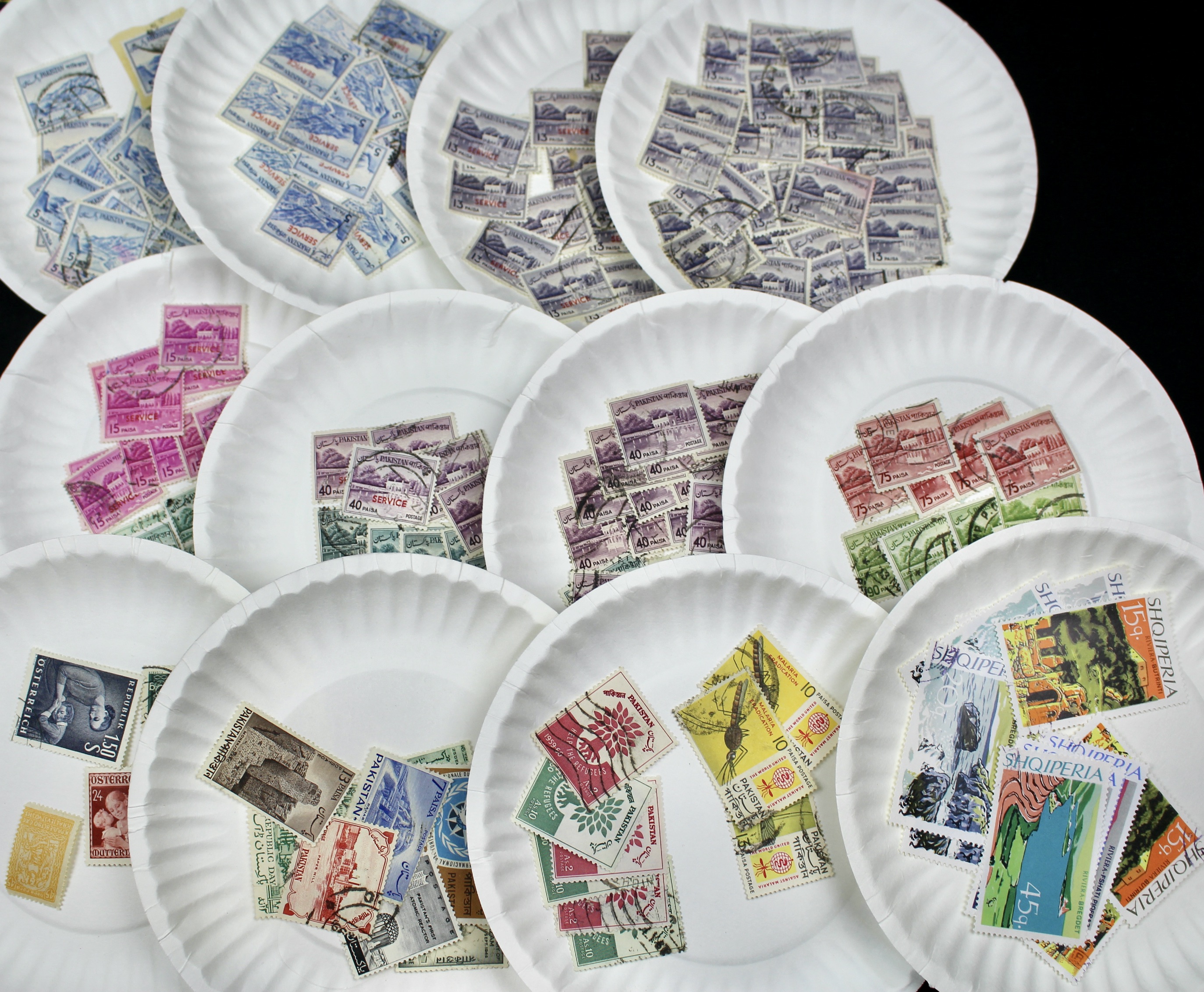 Large World-Wide Collection of 5,000 to 10,000 Postage Stamps