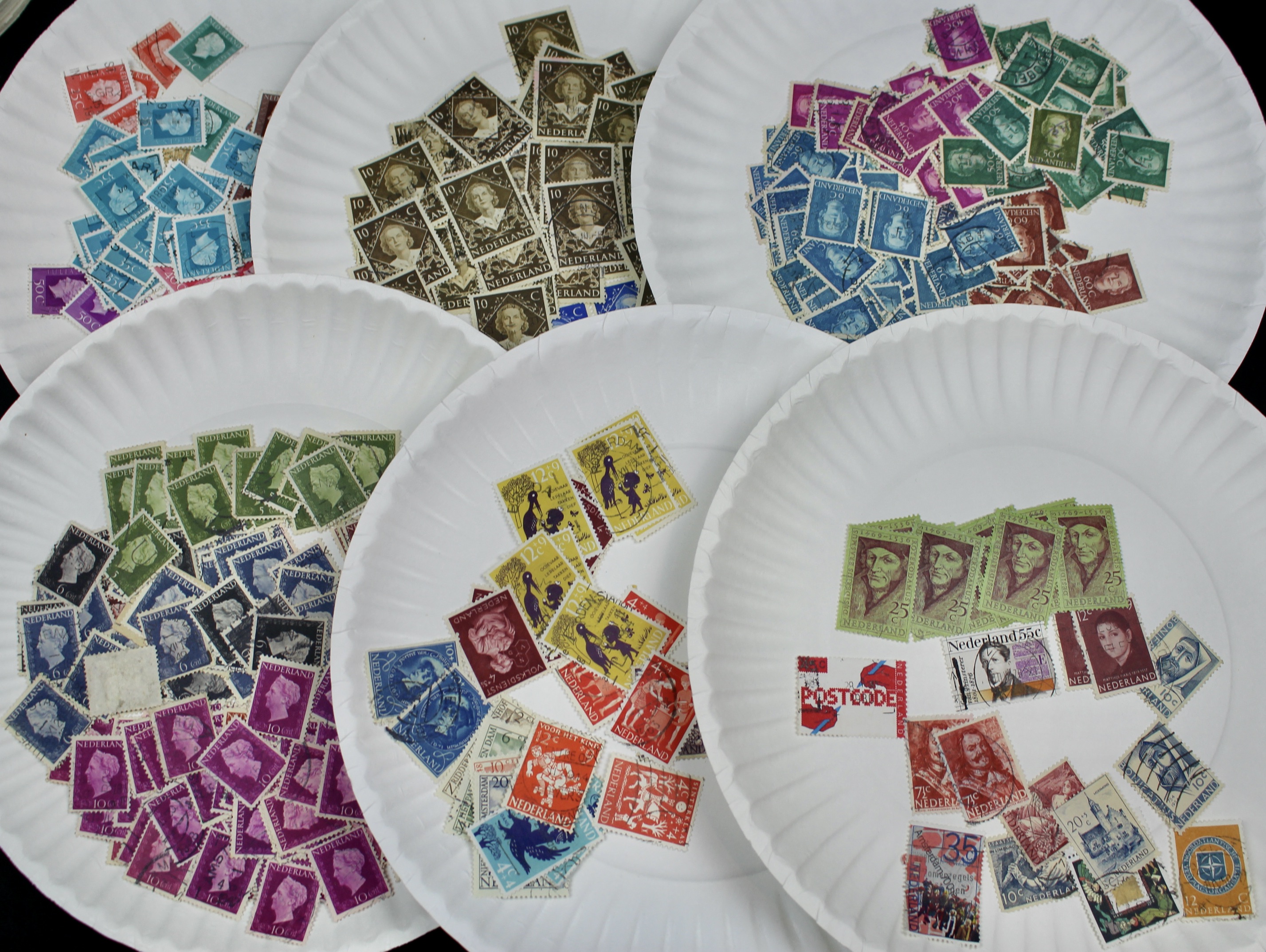 Large World-Wide Collection of 5,000 to 10,000 Postage Stamps