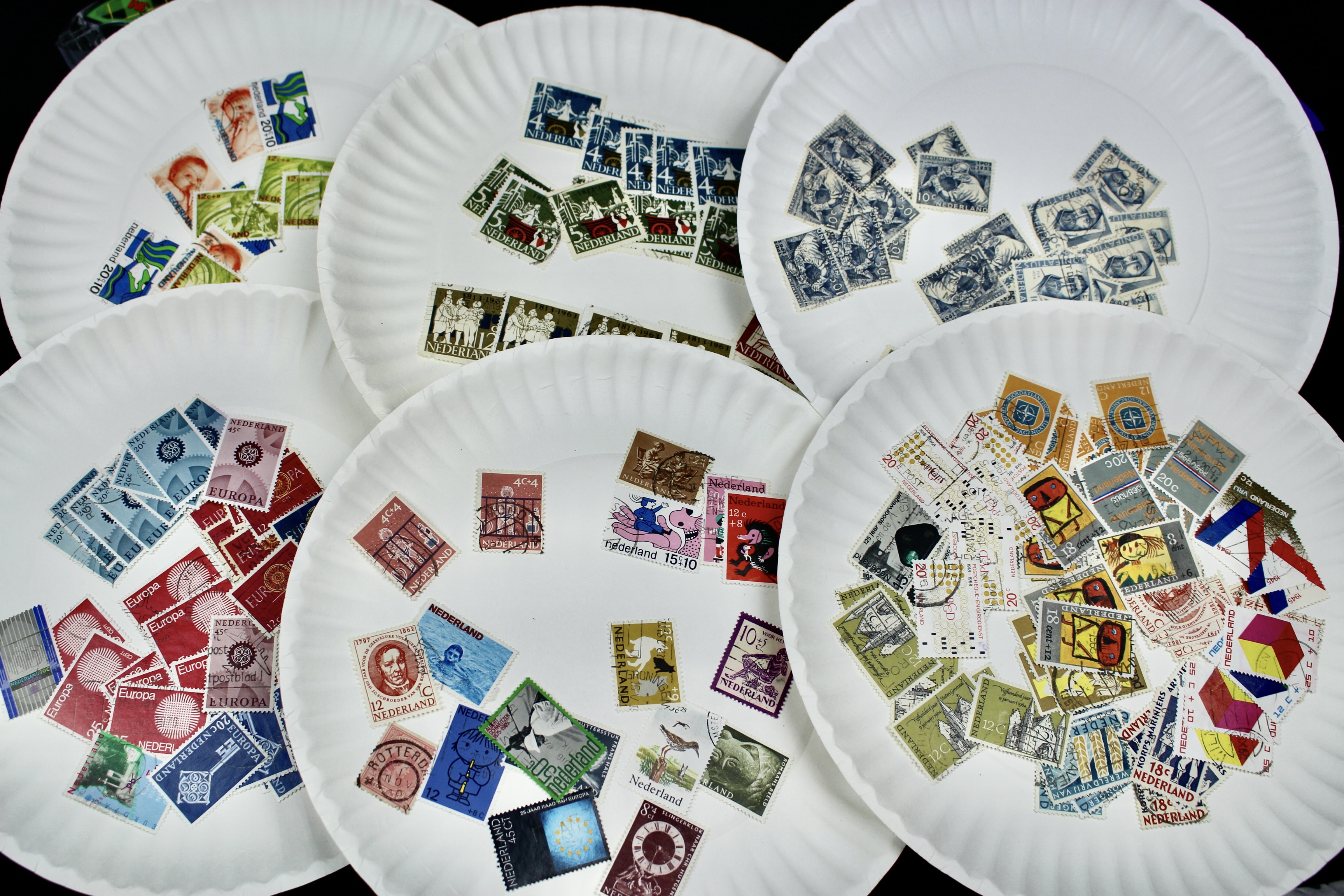Large World-Wide Collection of 5,000 to 10,000 Postage Stamps