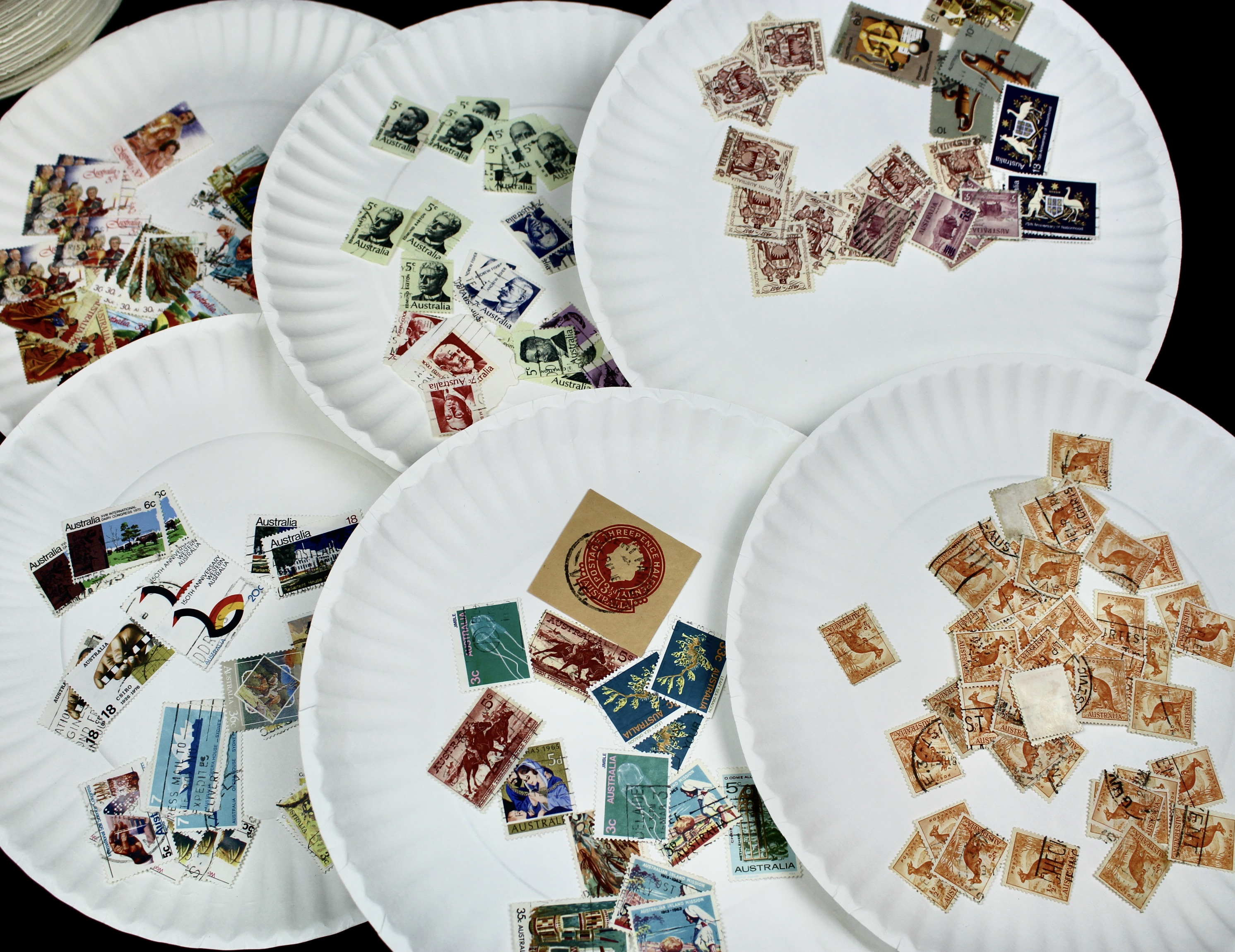 Large World-Wide Collection of 5,000 to 10,000 Postage Stamps