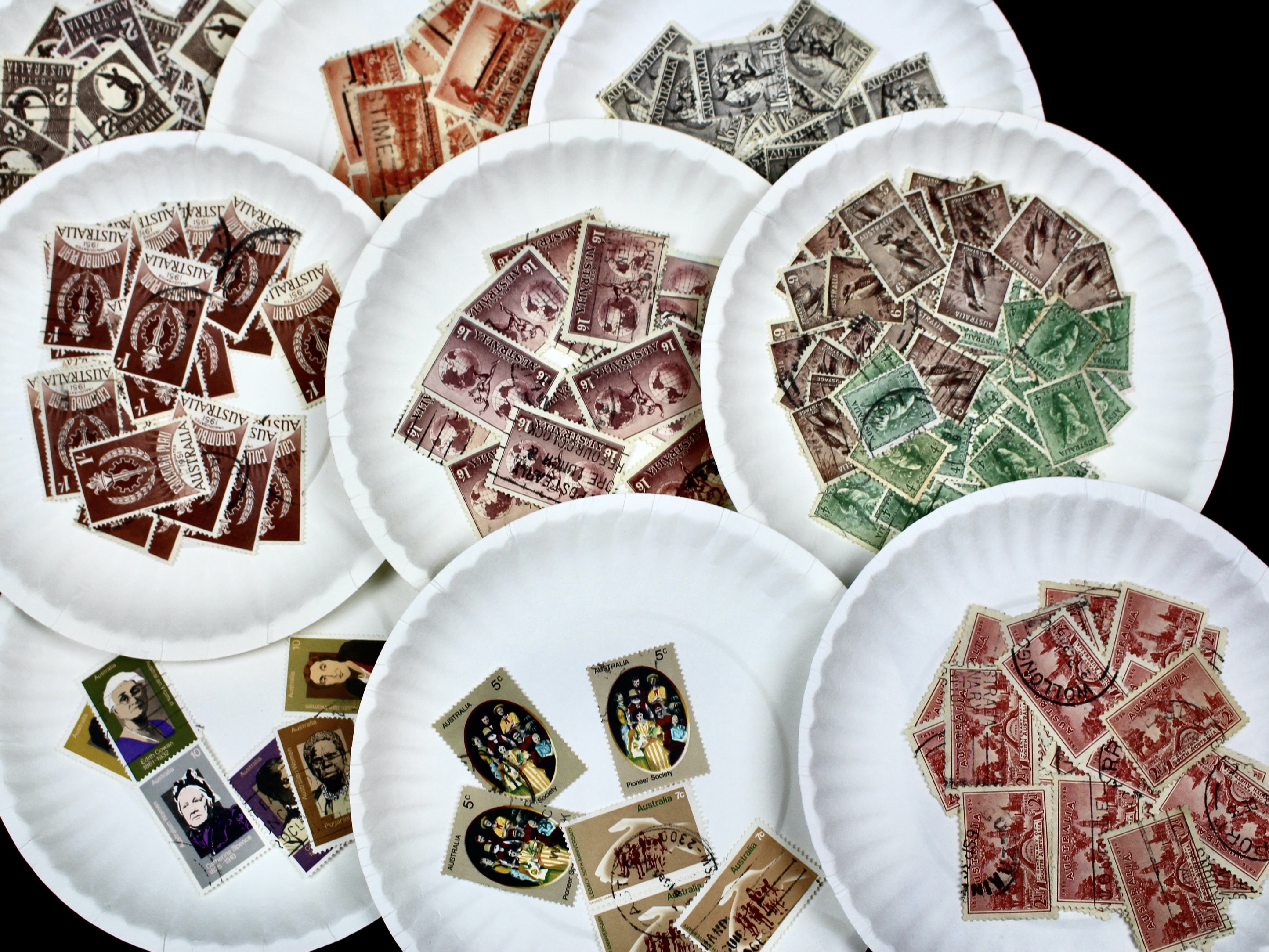Large World-Wide Collection of 5,000 to 10,000 Postage Stamps