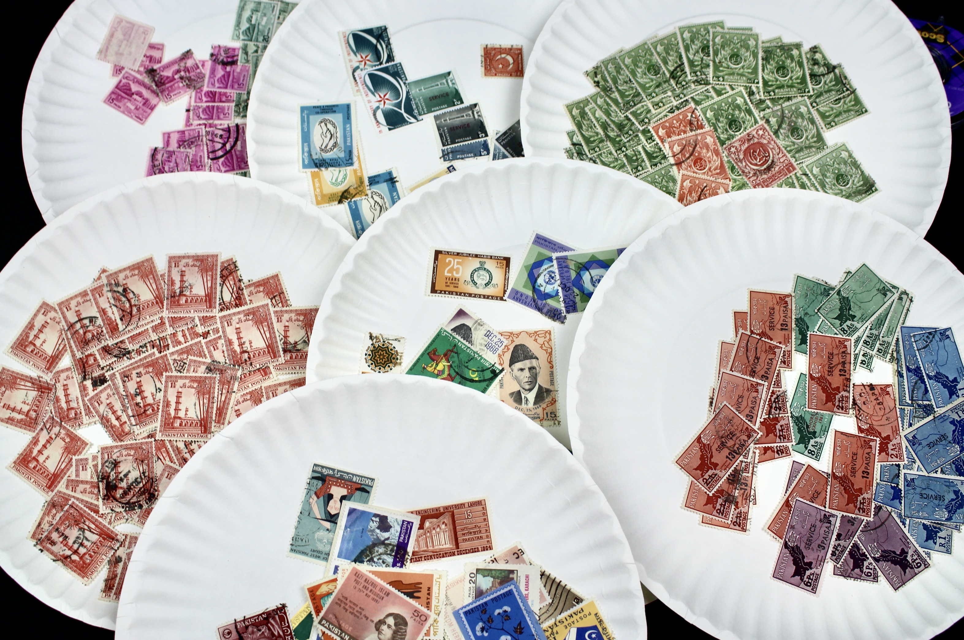 Large World-Wide Collection of 5,000 to 10,000 Postage Stamps