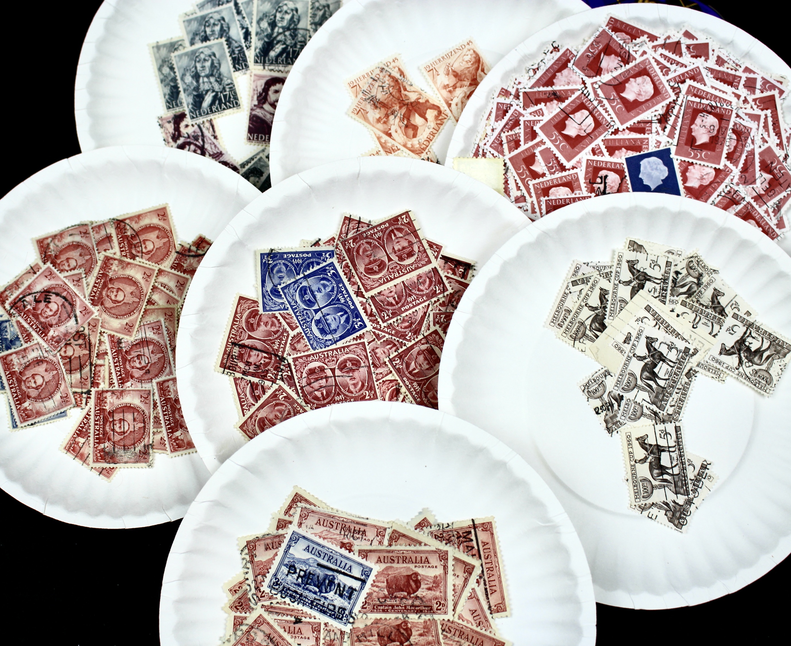 Large World-Wide Collection of 5,000 to 10,000 Postage Stamps