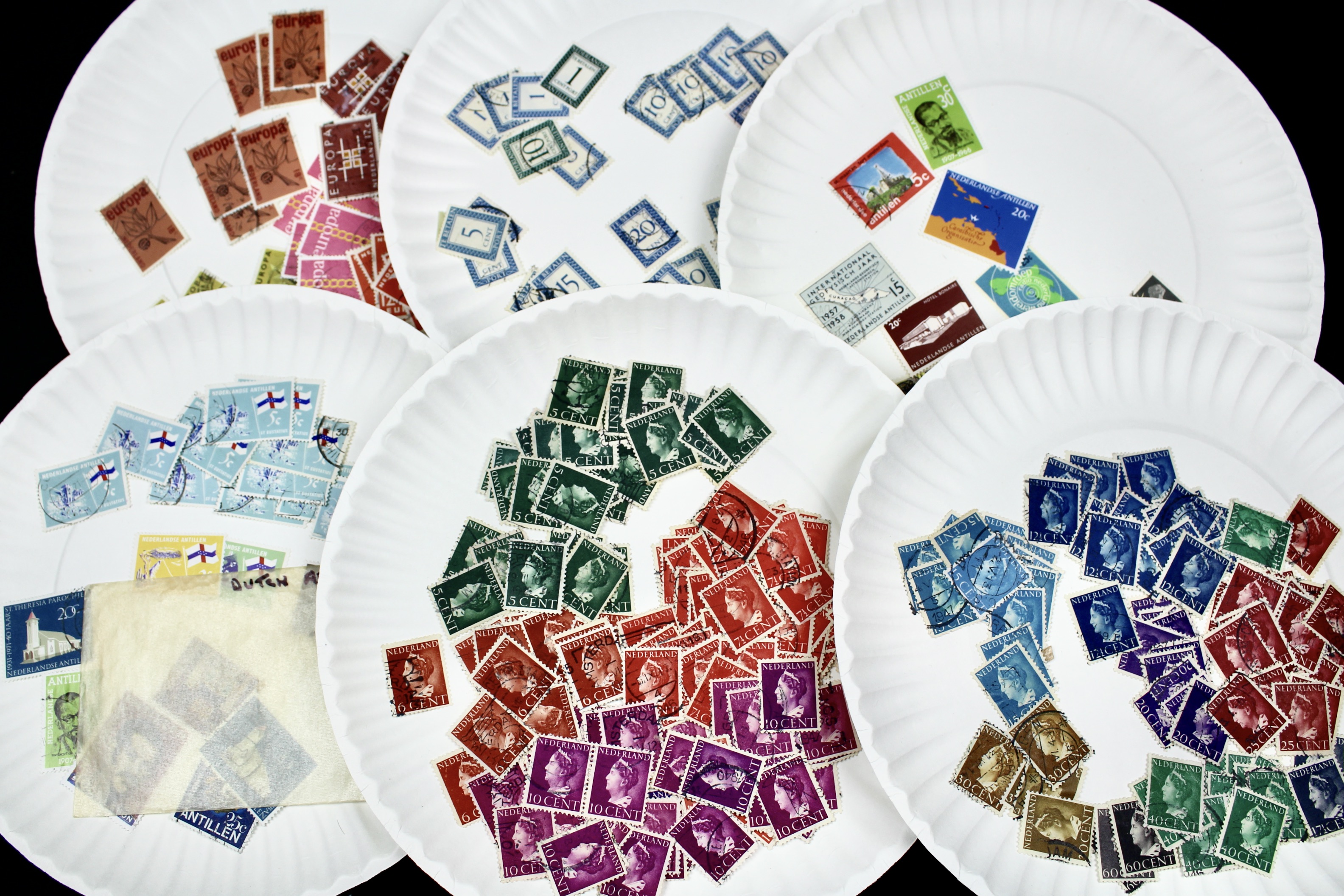 Large World-Wide Collection of 5,000 to 10,000 Postage Stamps