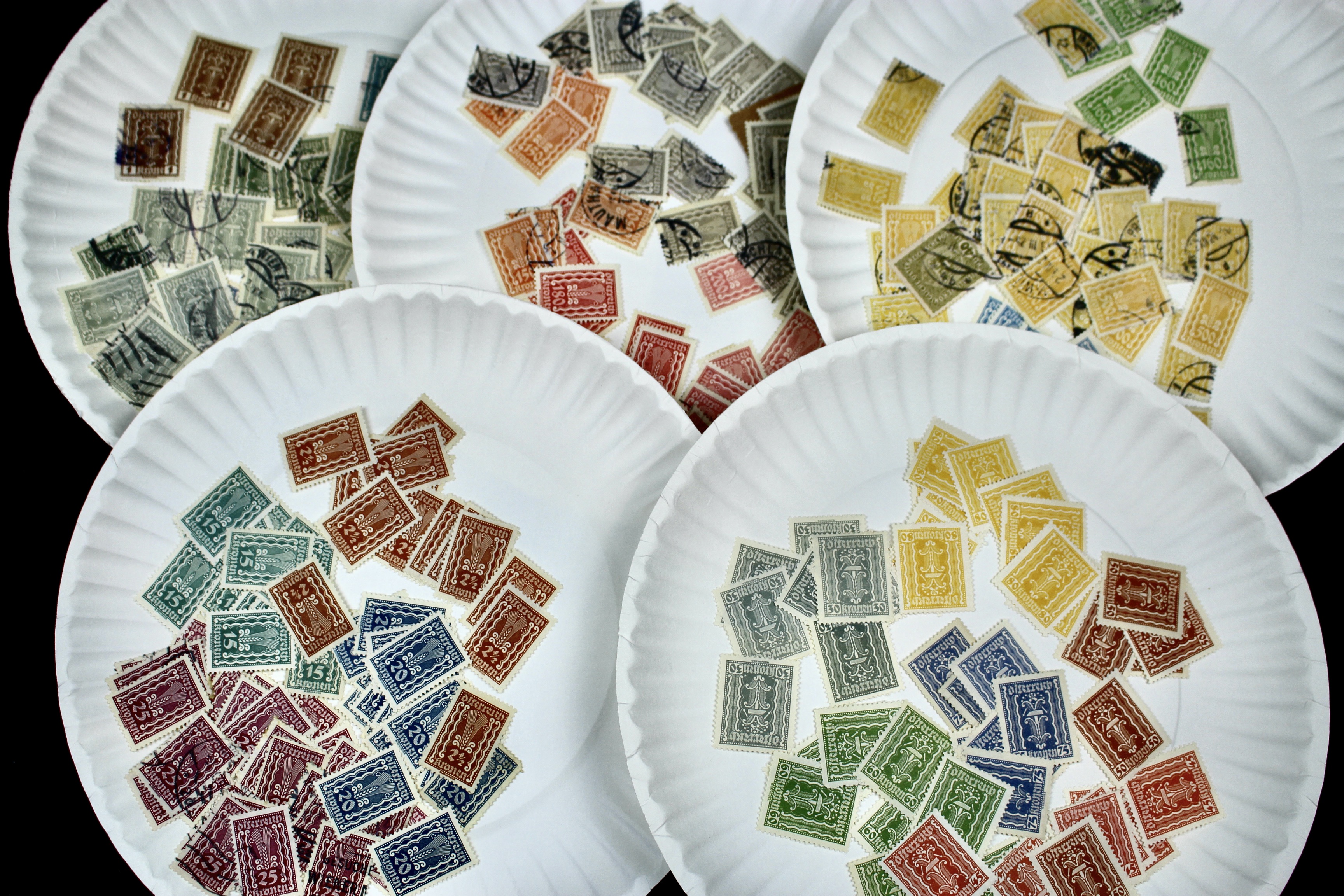 Large World-Wide Collection of 5,000 to 10,000 Postage Stamps