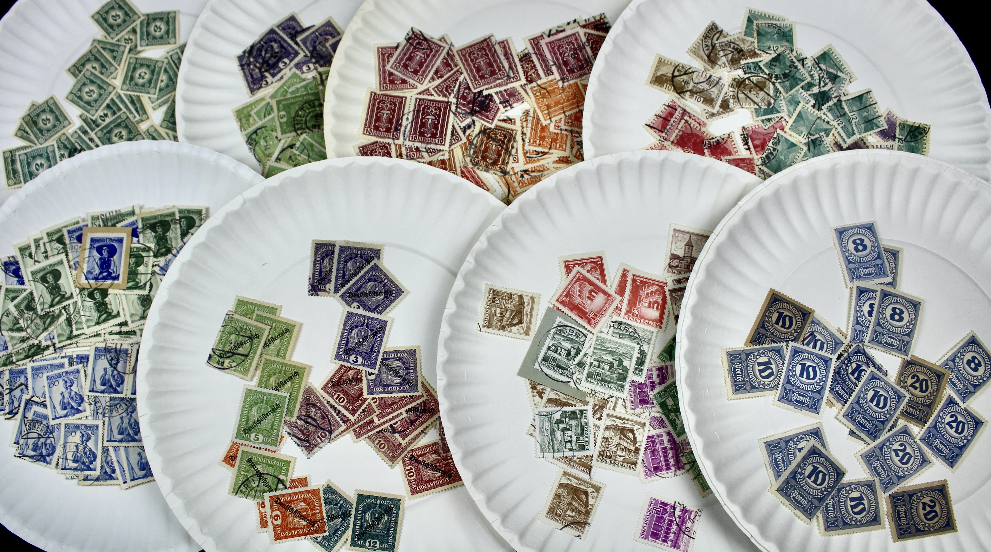 Large World-Wide Collection of 5,000 to 10,000 Postage Stamps