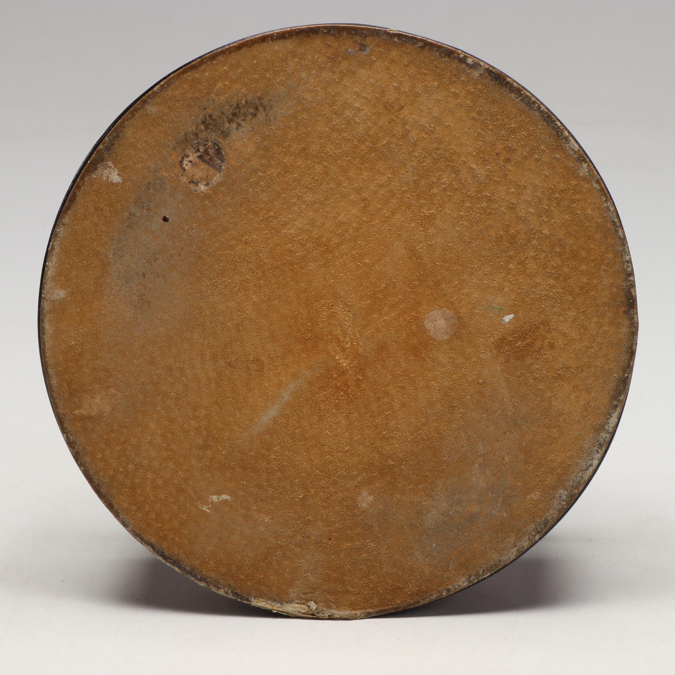 Gucci Leather Bound Glass Ashtray