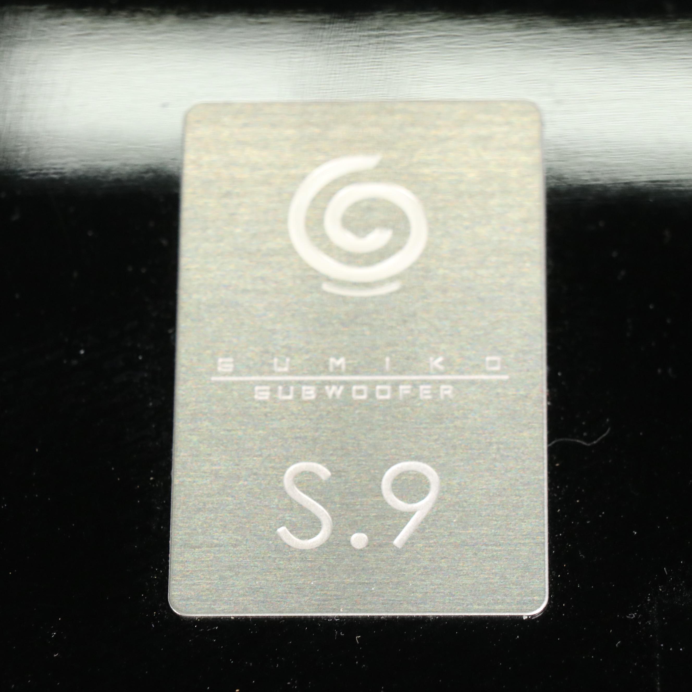 Sumiko "Piano Black" Subwoofer S.9