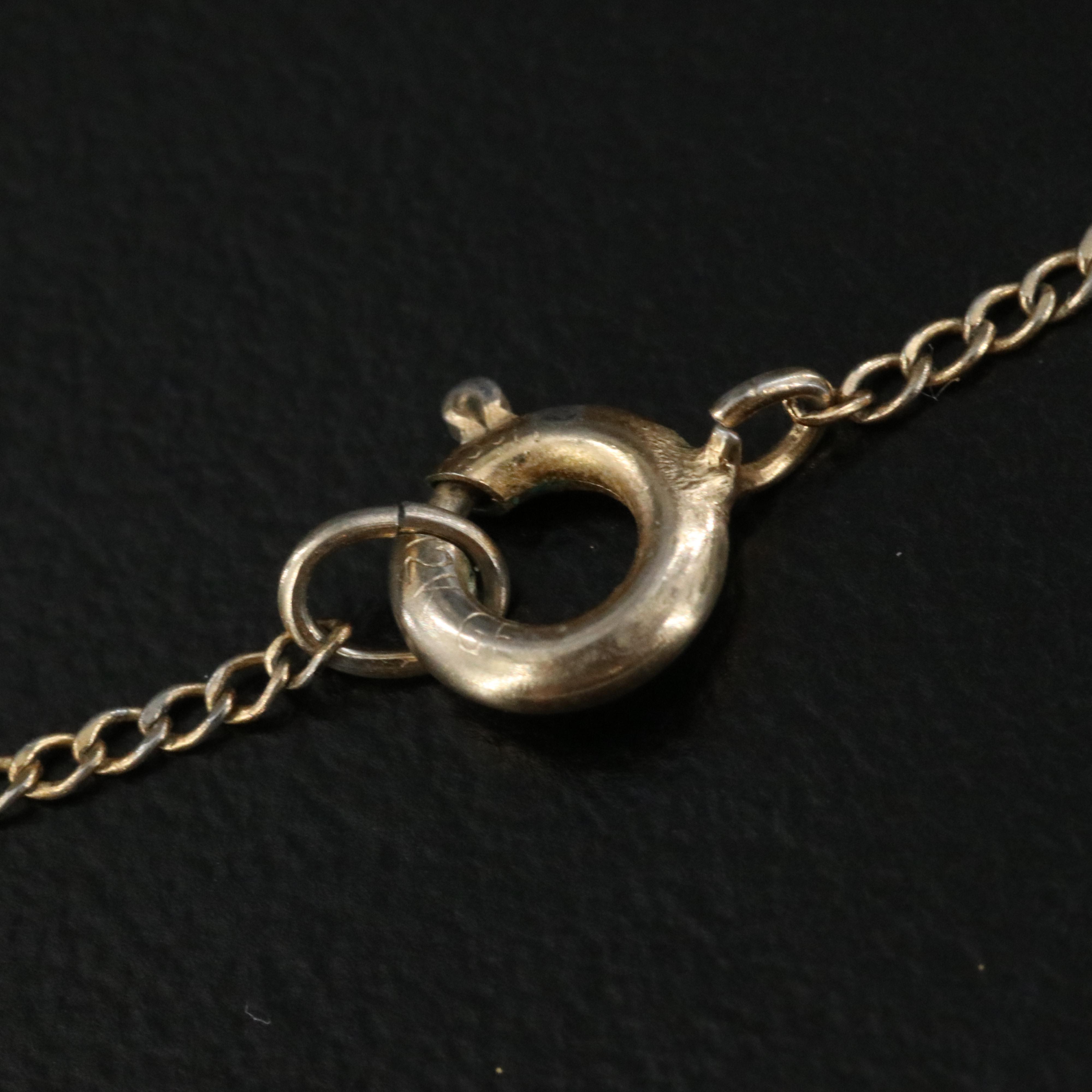 Gold-Filled Tiger's Eye Necklace with 14K Bead Accents