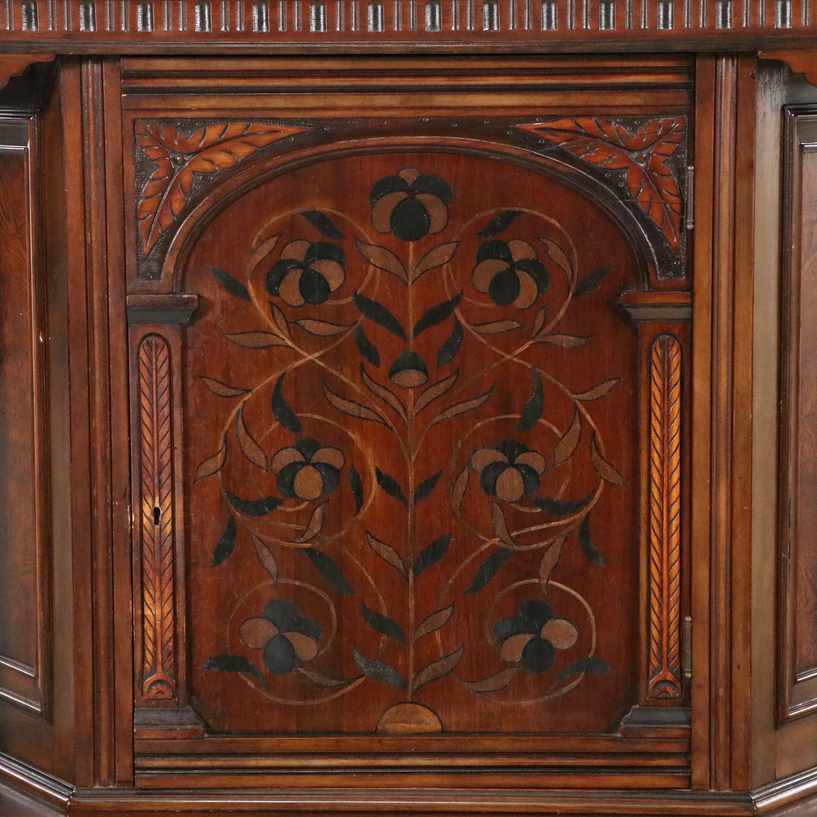 Berkey & Gay Tudor Style Court China Cabinet