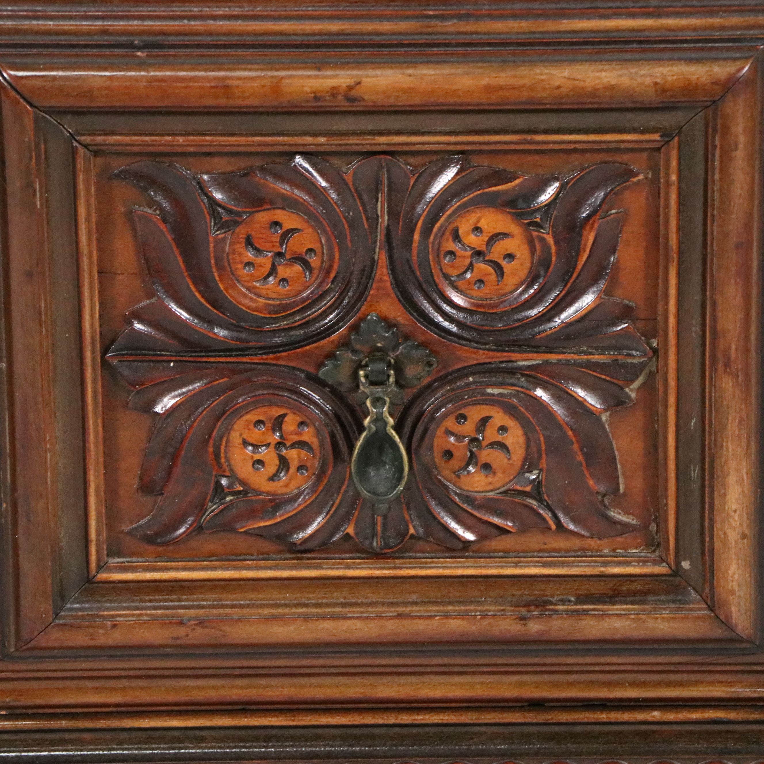 Berkey & Gay Tudor Style Court China Cabinet