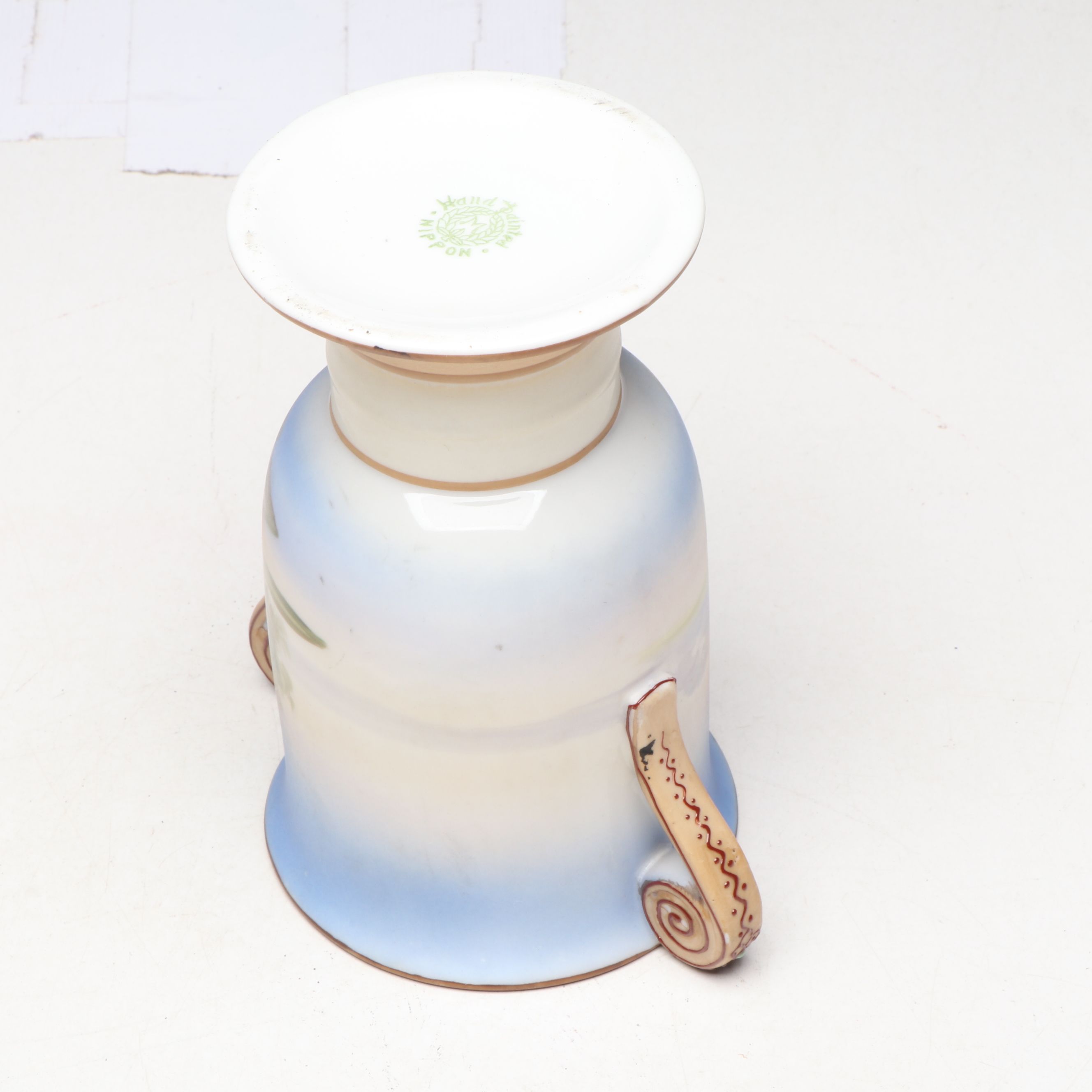 Nippon Porcelain Vase with Peninsula Hotel Soap Box and More Hand-Painted Vases