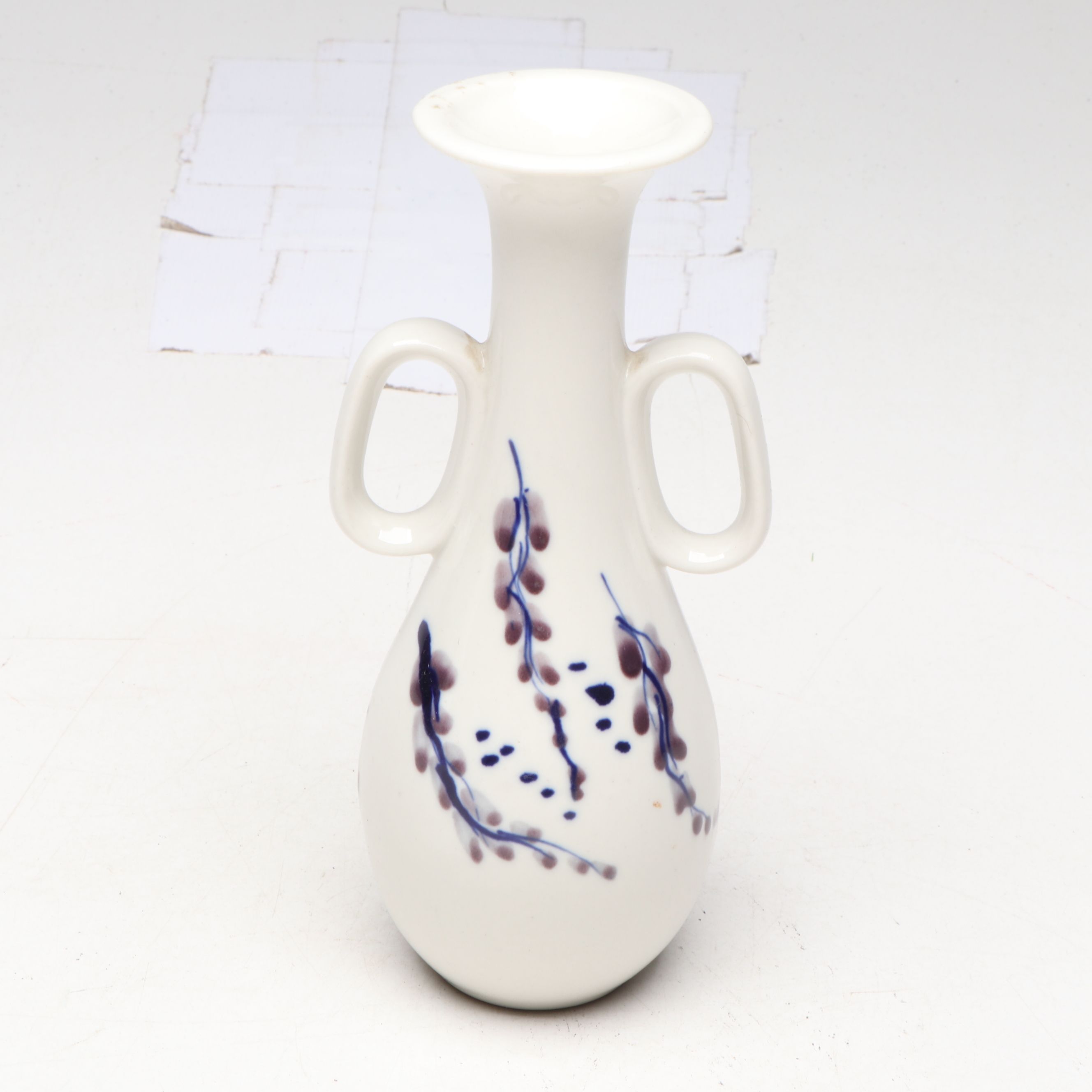 Nippon Porcelain Vase with Peninsula Hotel Soap Box and More Hand-Painted Vases