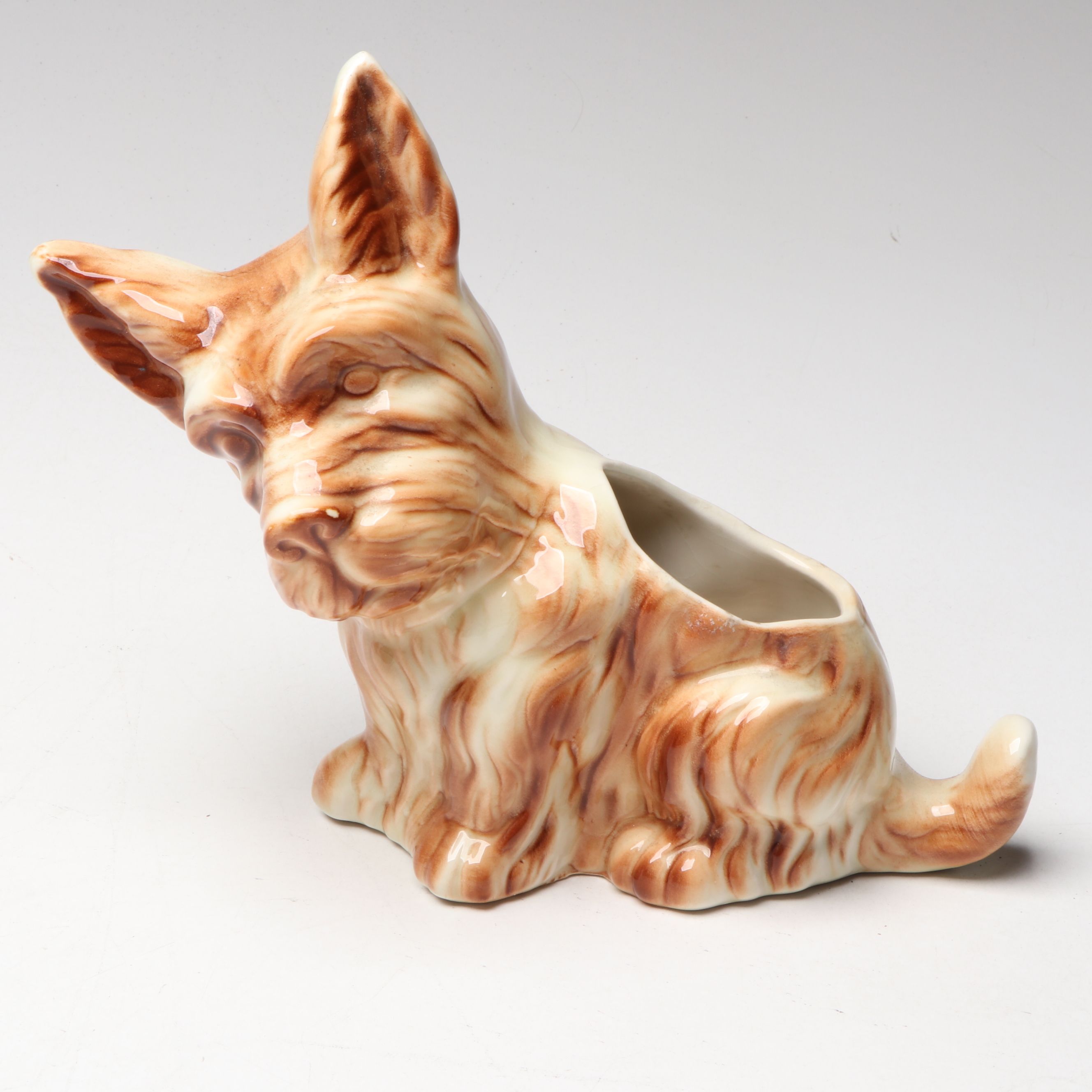 Porcelain Japanese Bird Figurine, Scottie Dog Planter and More Ceramic Décor