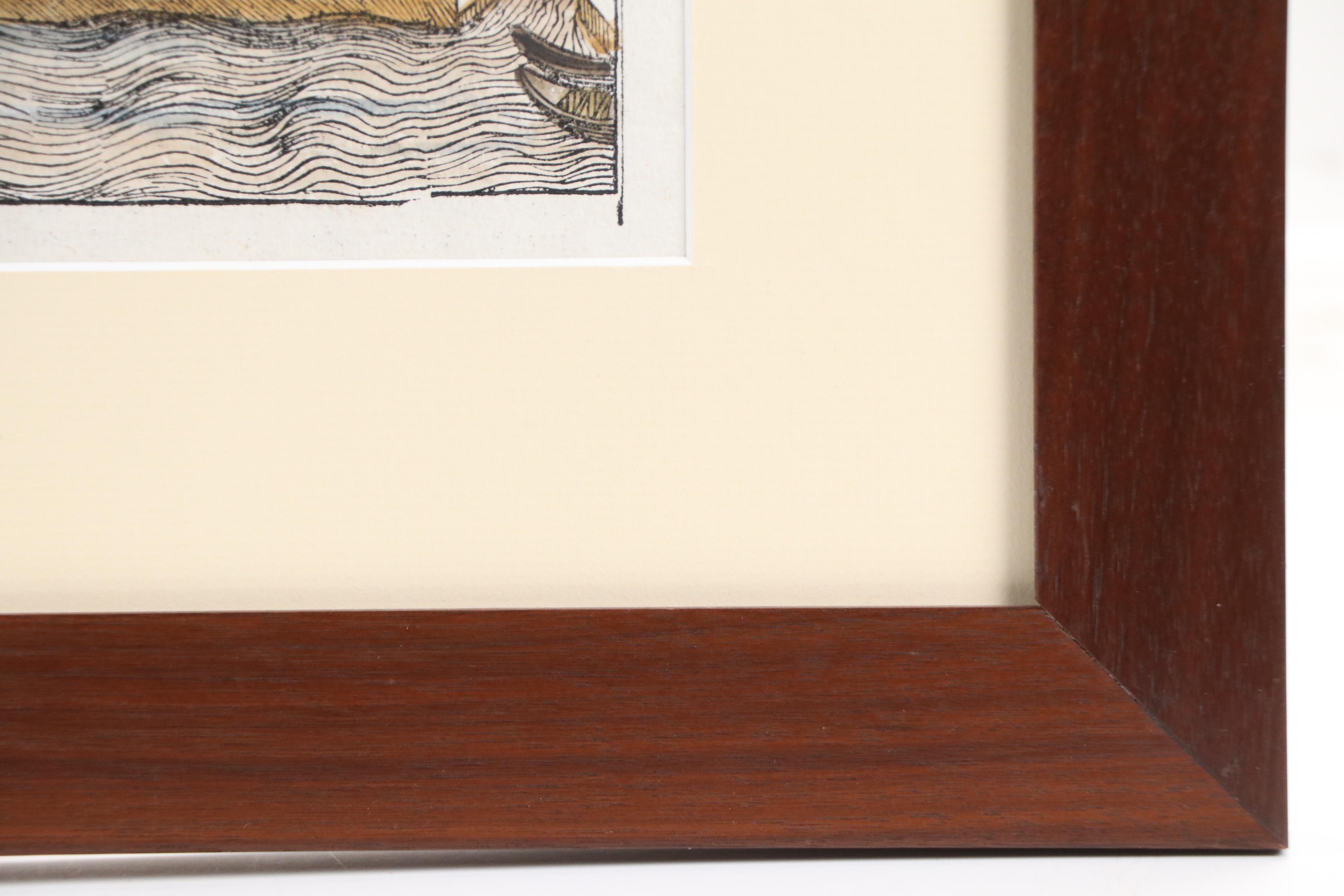 Hand-Colored Latin Manuscript from Hartmann Schedel's "Nuremberg Chronicle"