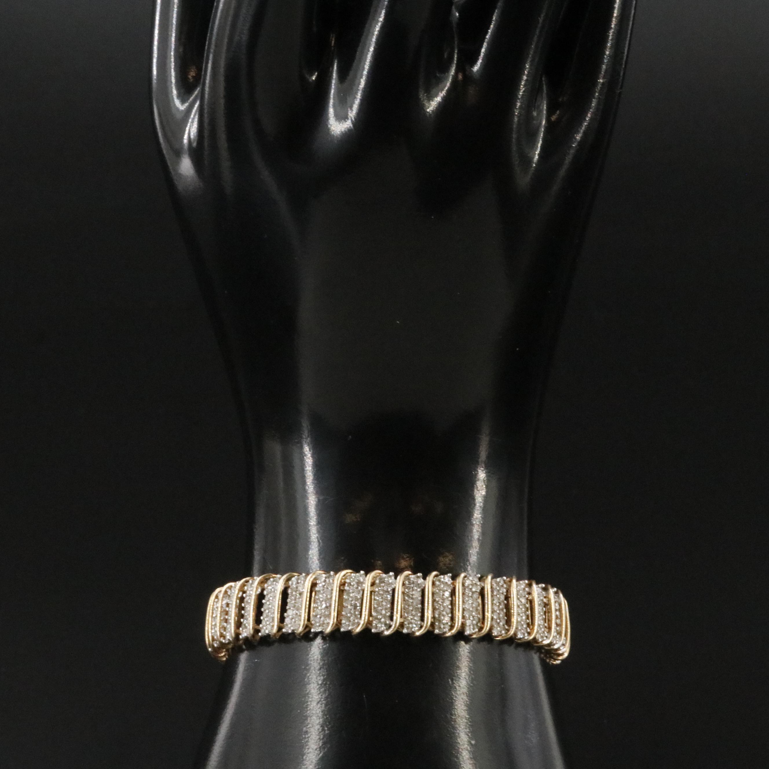 10K 3.47 CTW Diamond Bracelet