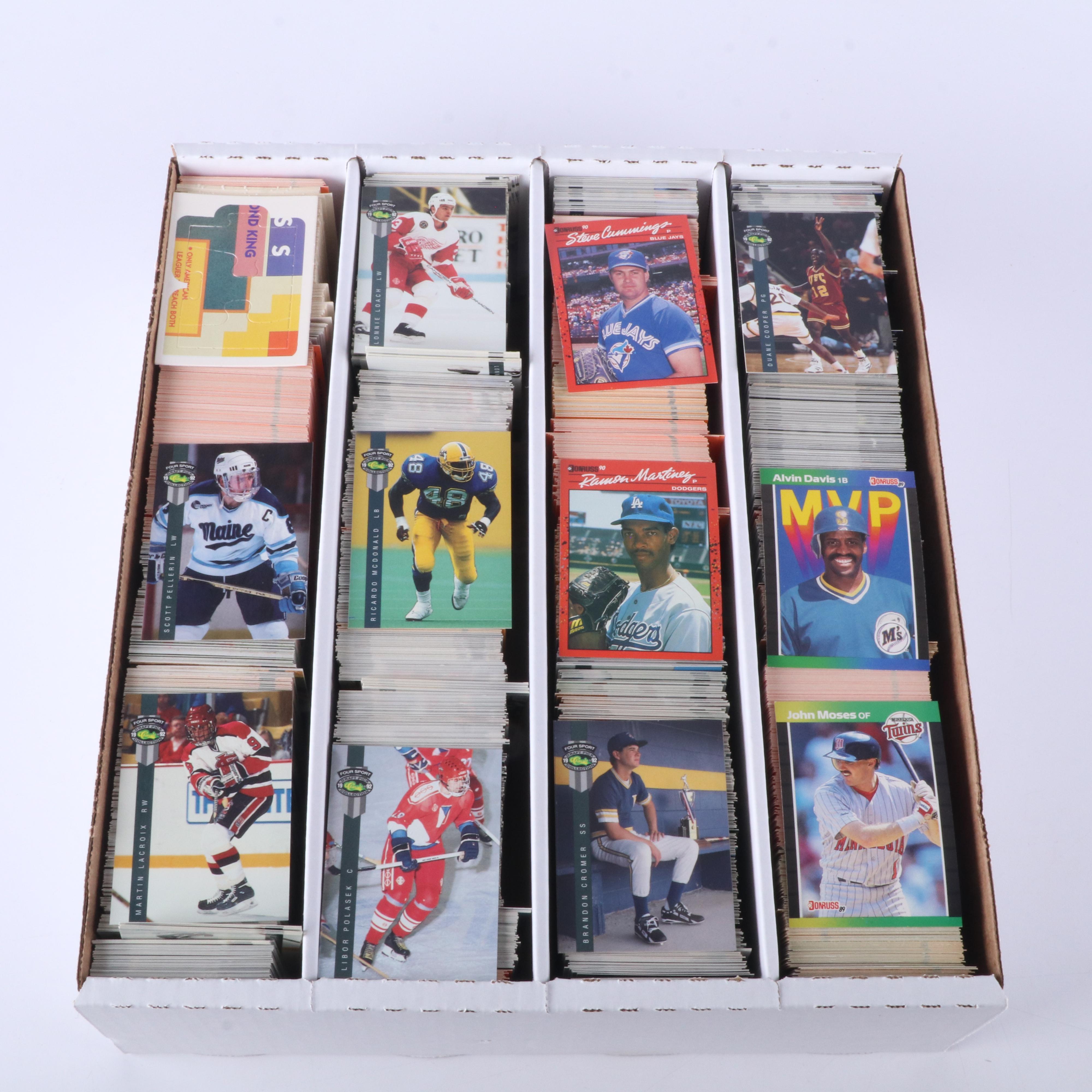 Approximately 6,000 Football and General Sports Cards, and Sports Publications