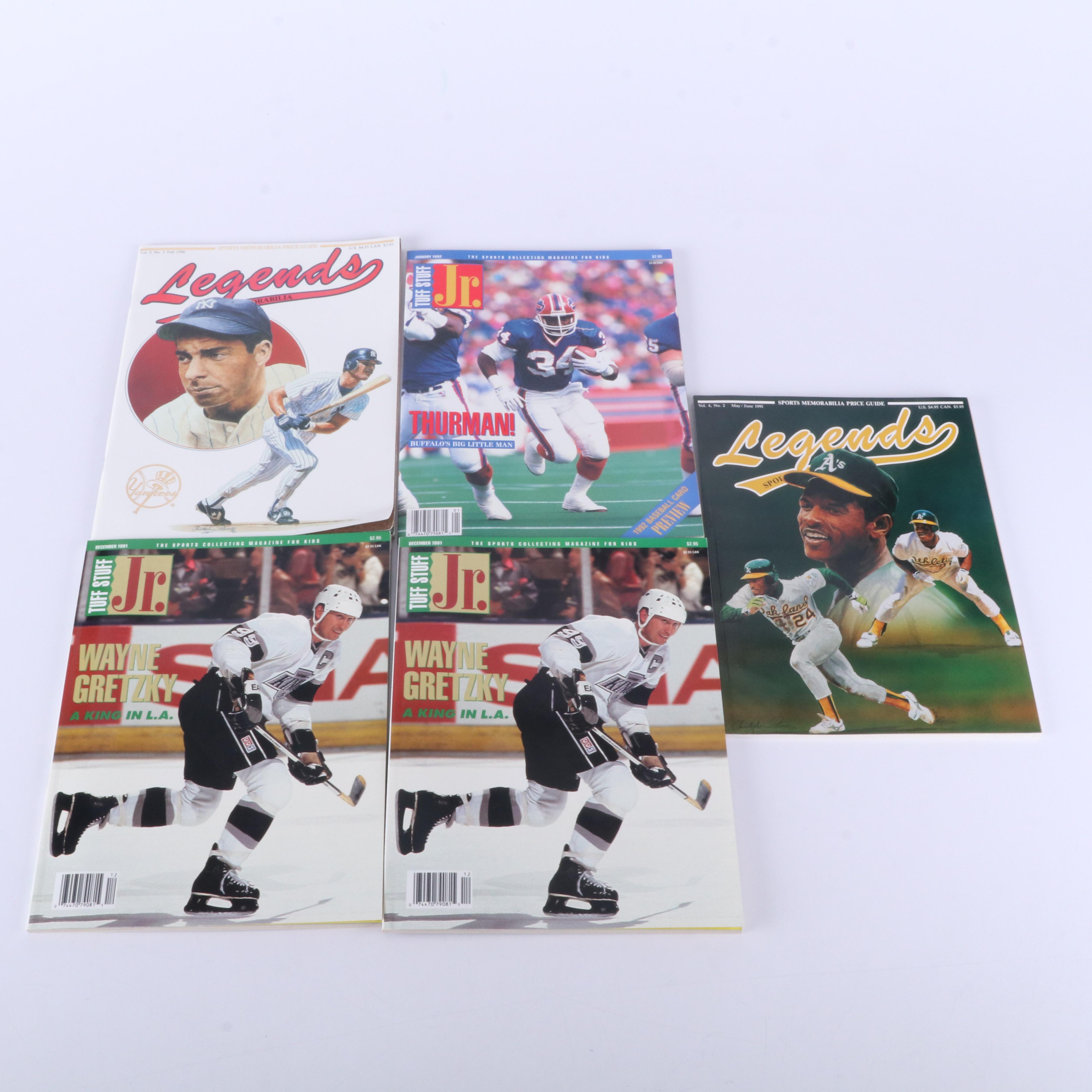 Approximately 6,000 Football and General Sports Cards, and Sports Publications