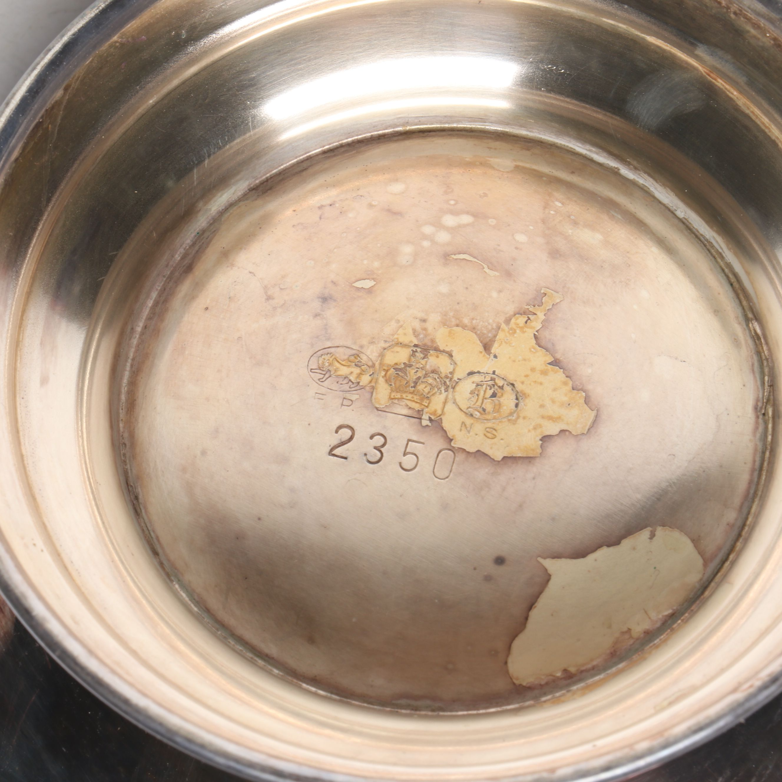 Silver Plated Copper Birmingham Coffee Urn with More Silver Plate Serveware