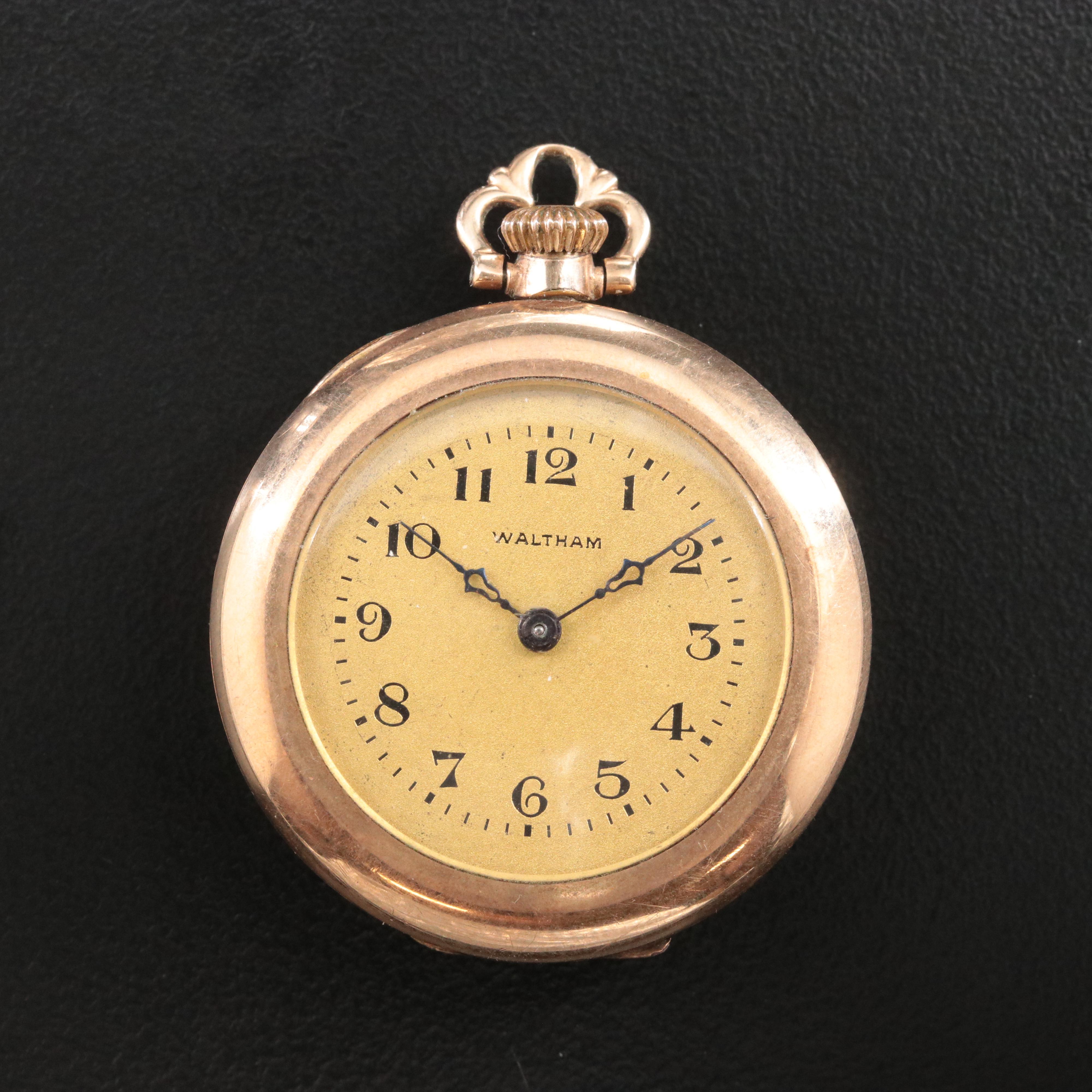 1917 Waltham Gold-Filled Size 3/0 Pocket Watch