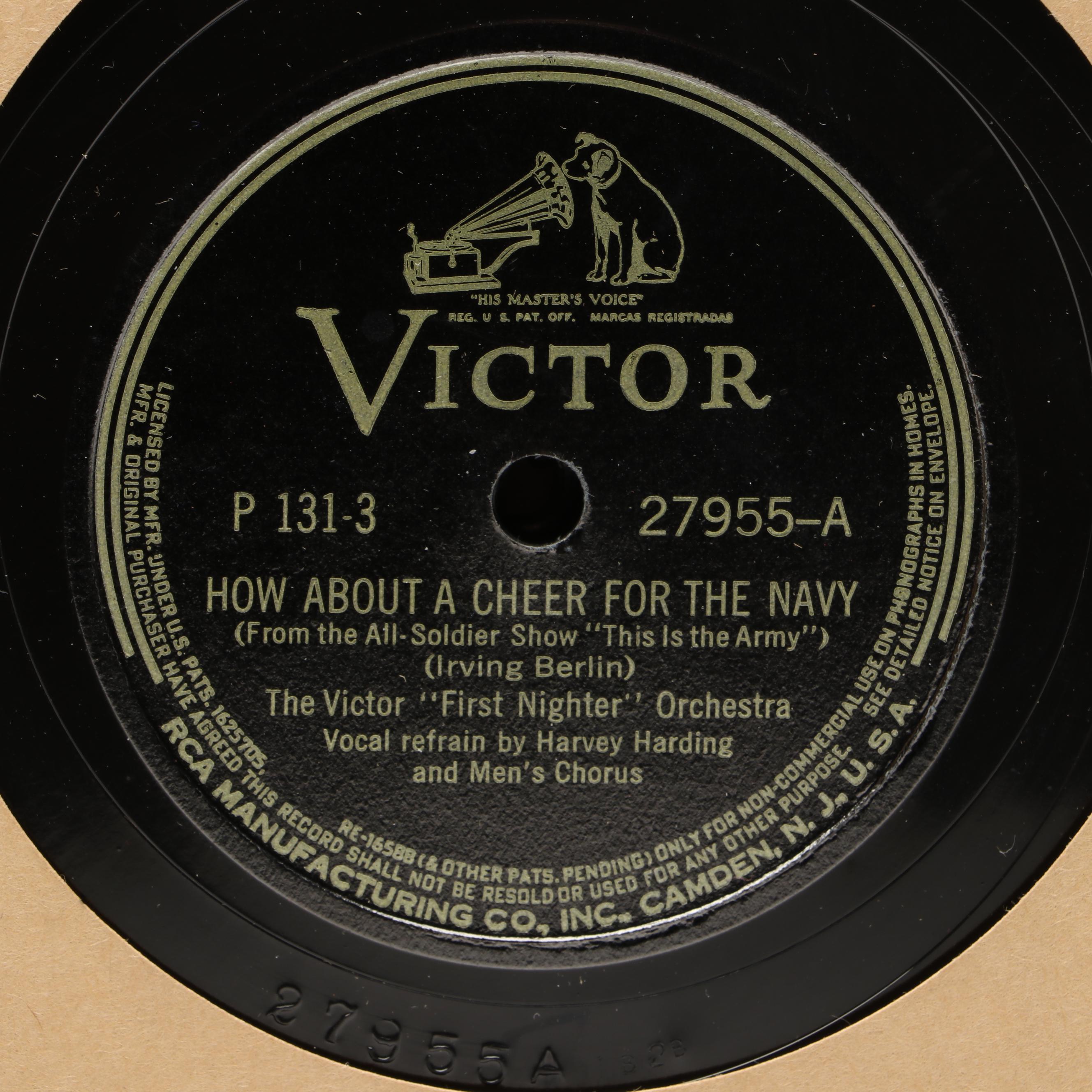 Irving Berlin's "This is the Army" Musical Smart Set Vinyl Records, 1943