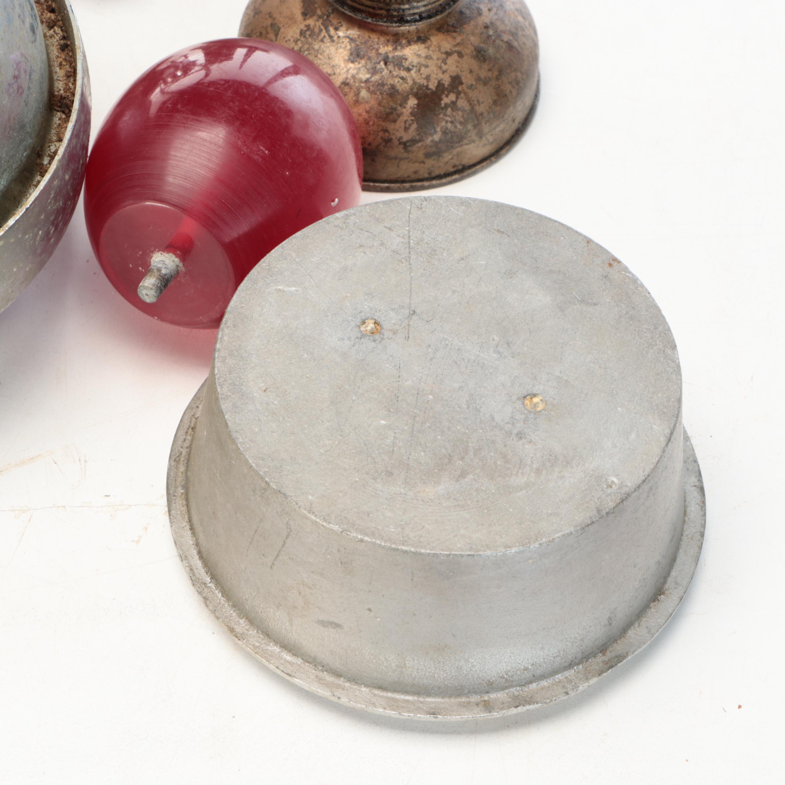 Conger Lantern with General Electric Spot Lights and Oil Funnels and Can