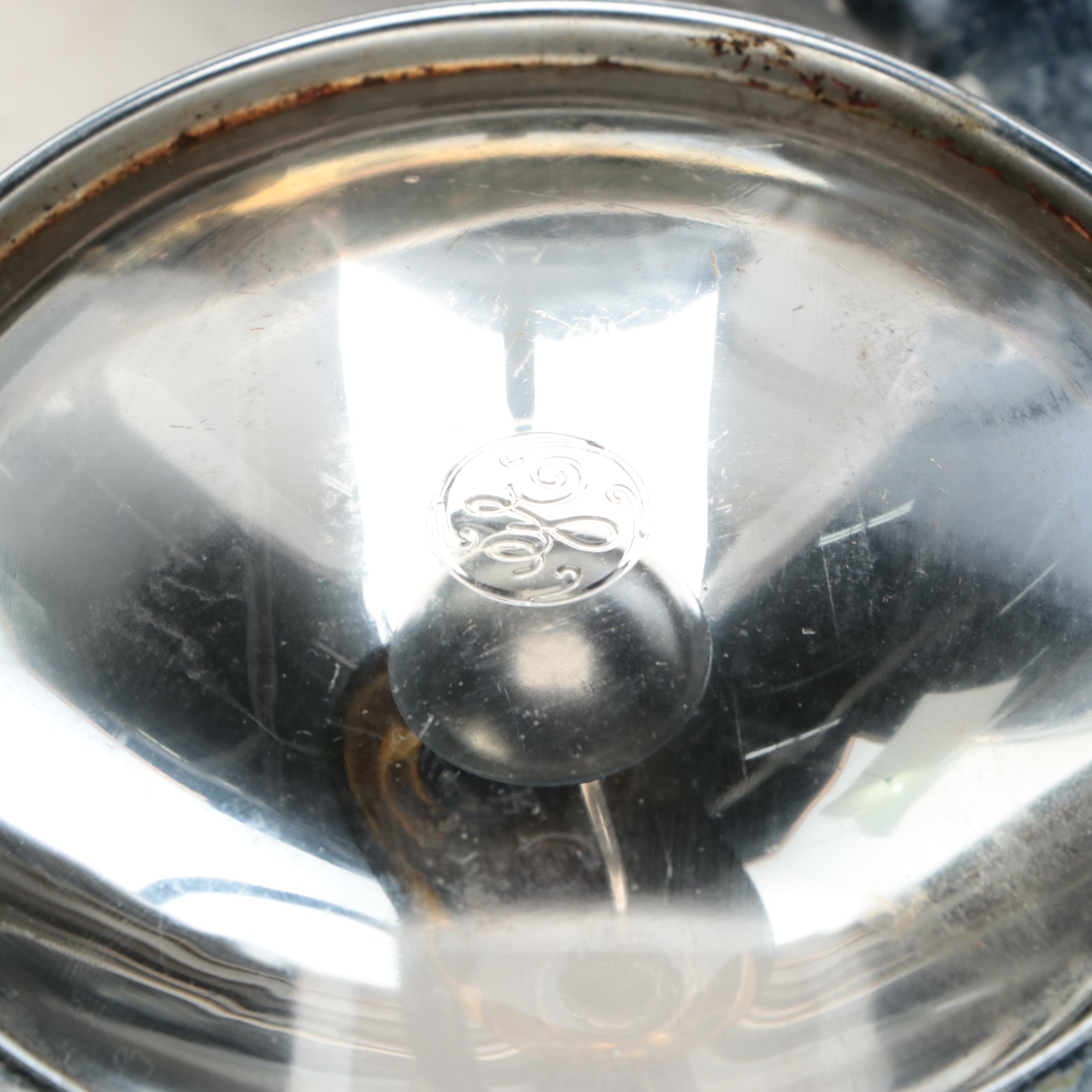 Conger Lantern with General Electric Spot Lights and Oil Funnels and Can