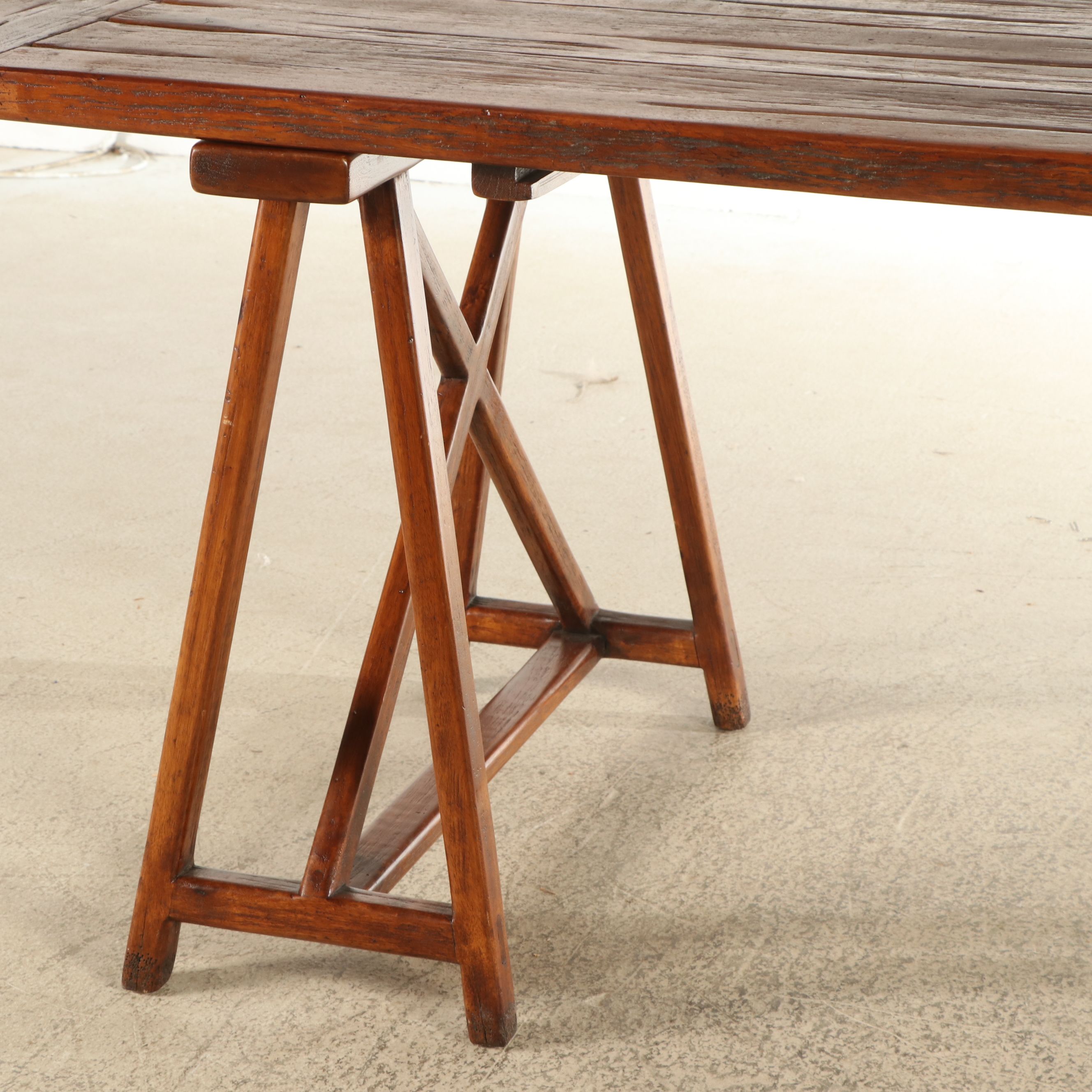 Ralph Lauren Home Oak Trestle Table