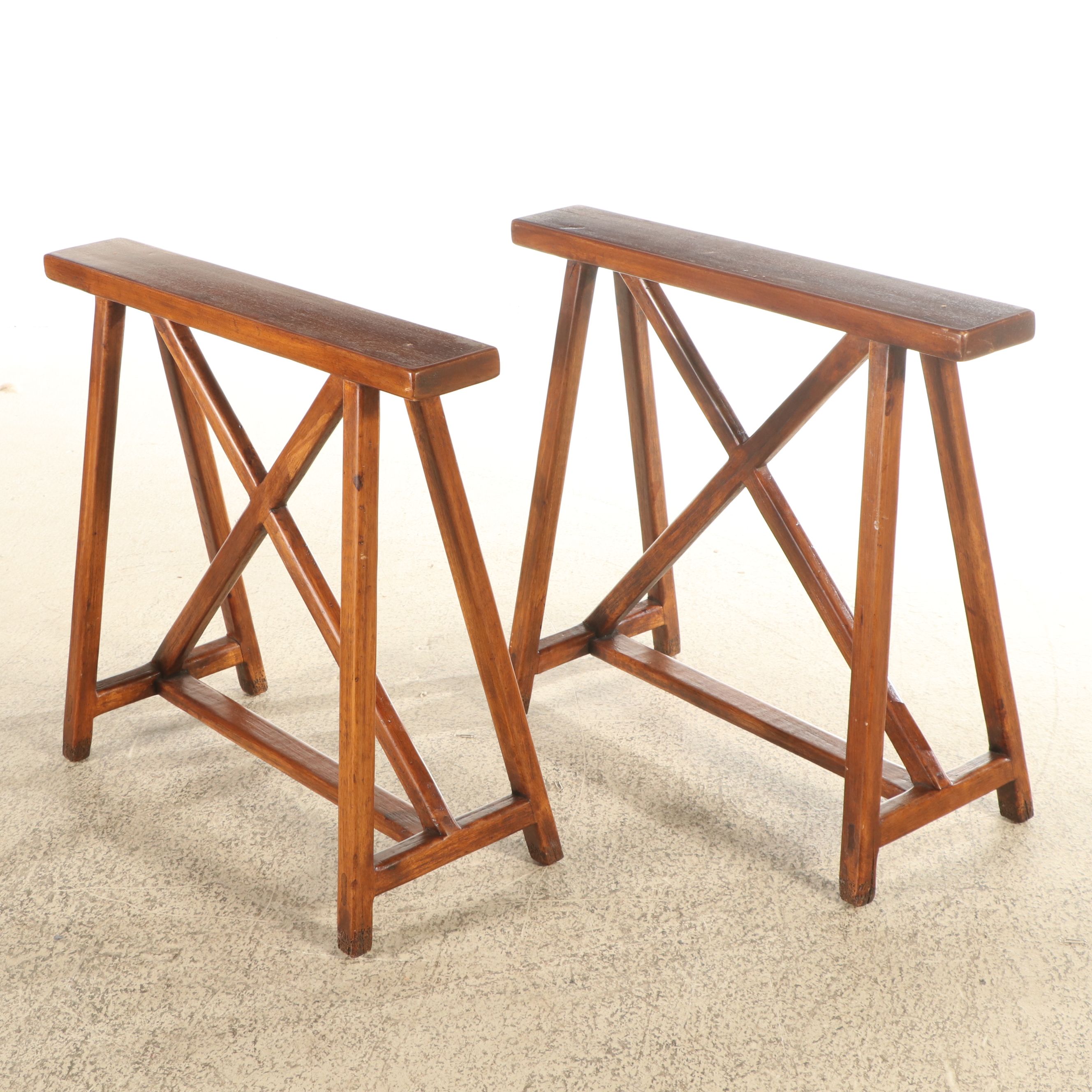 Ralph Lauren Home Oak Trestle Table