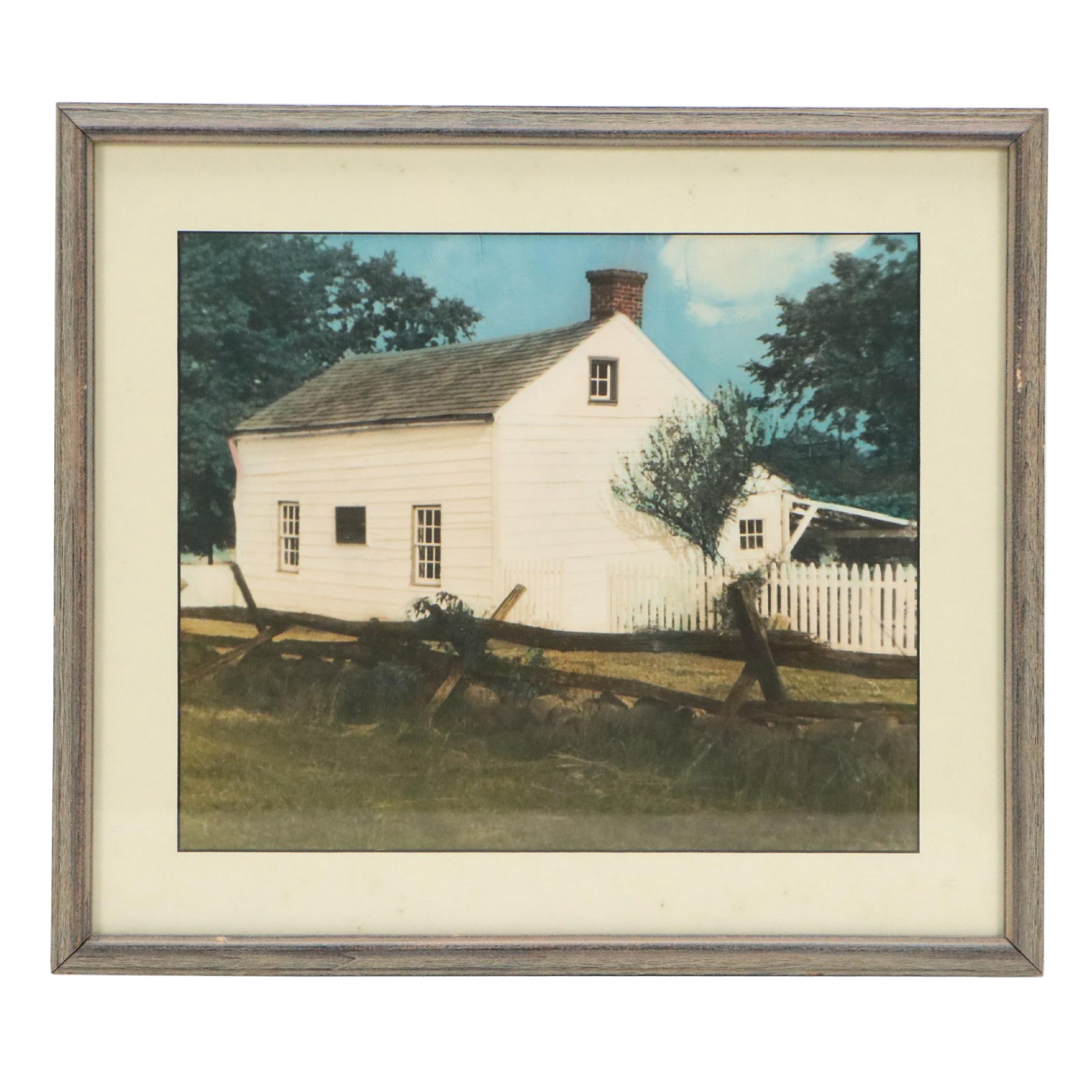 John Patrick Bell Chromogenic Photograph "Gettysburg Civil War House," 1951