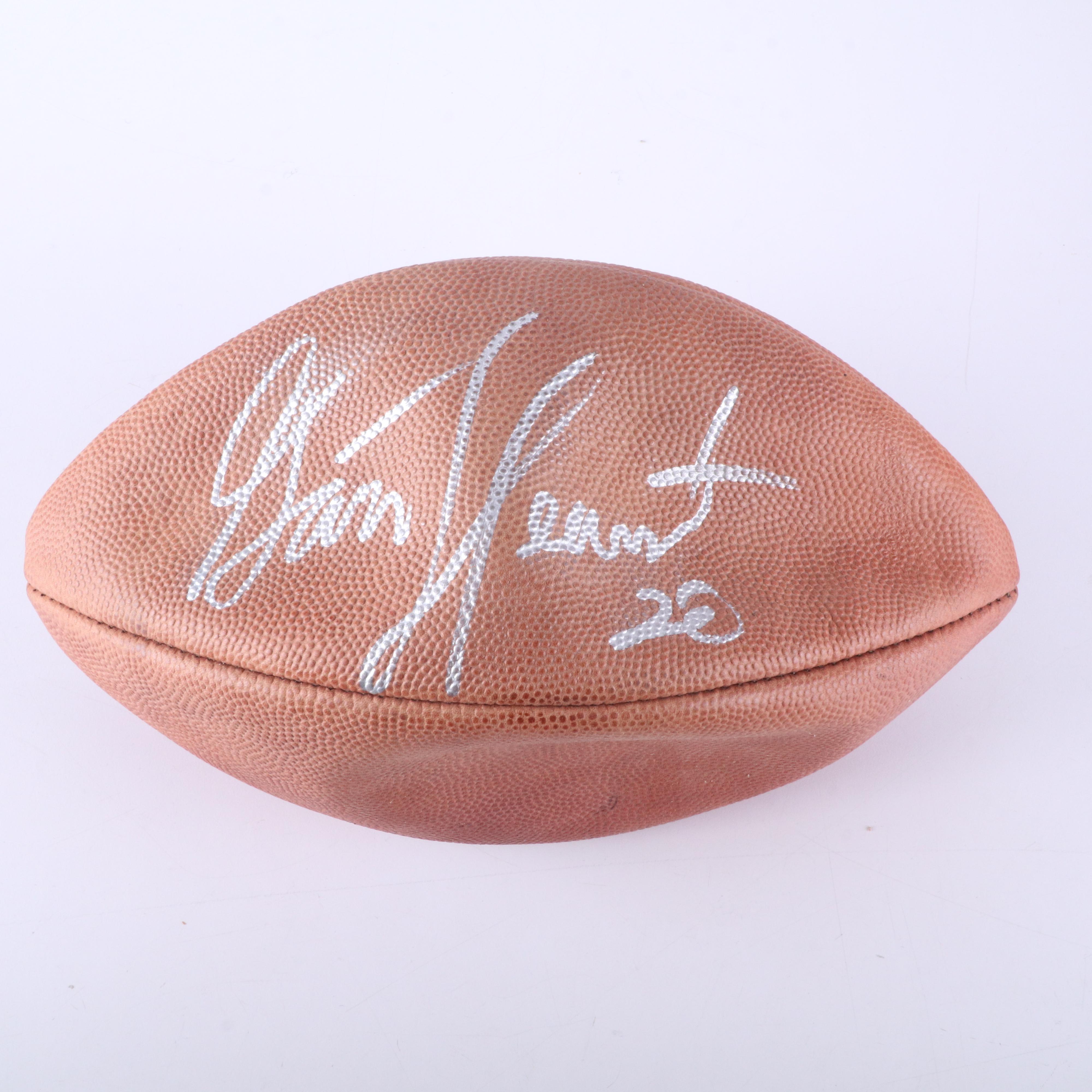 Five Signed Footballs, Including Rufus French Signature