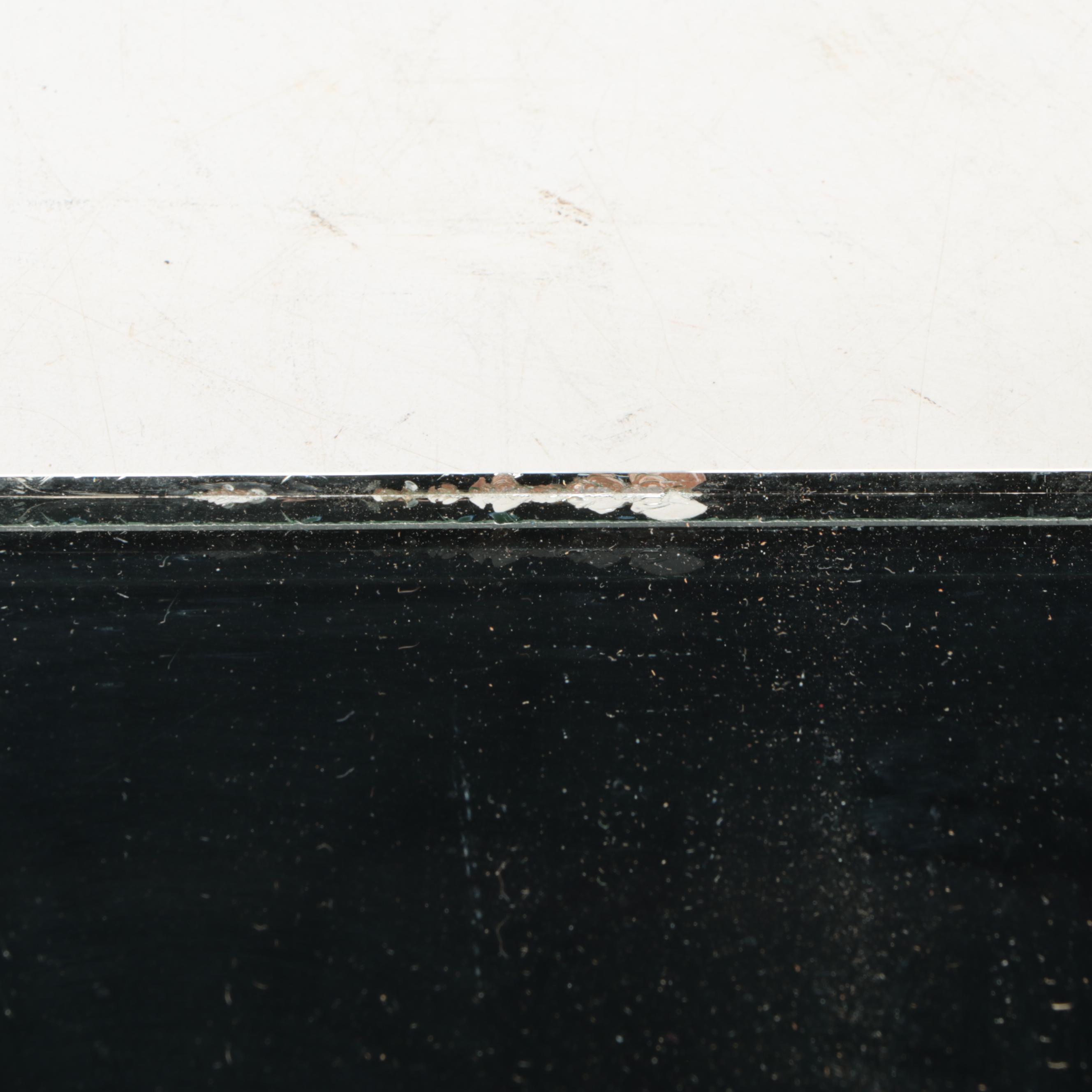 Tri-Paneled Glass Vanity Mirror