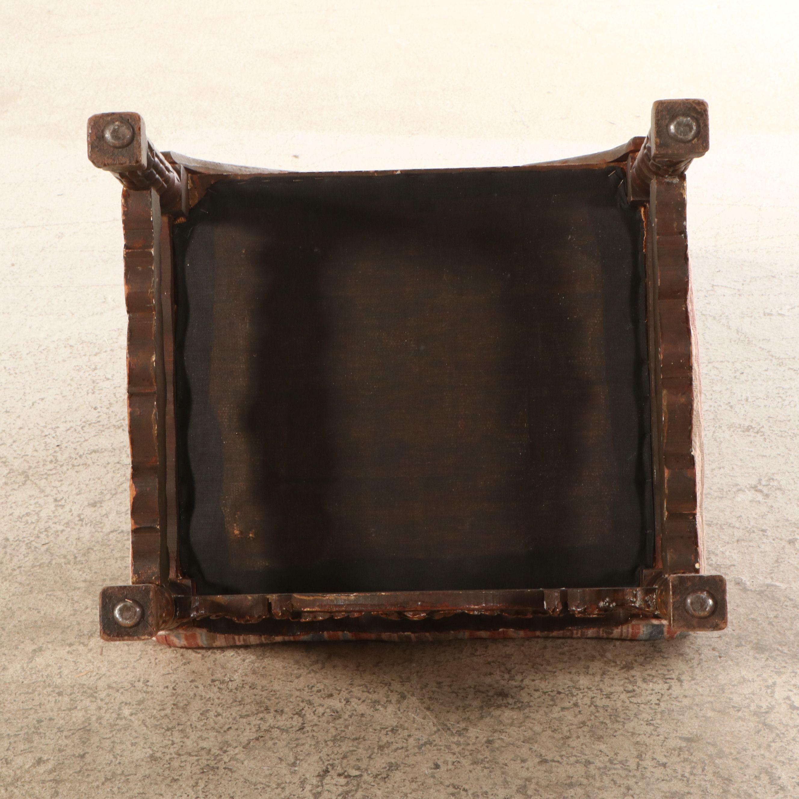 Four William & Mary Style Carved Dining Chairs, Late 19th to Early 20th Century