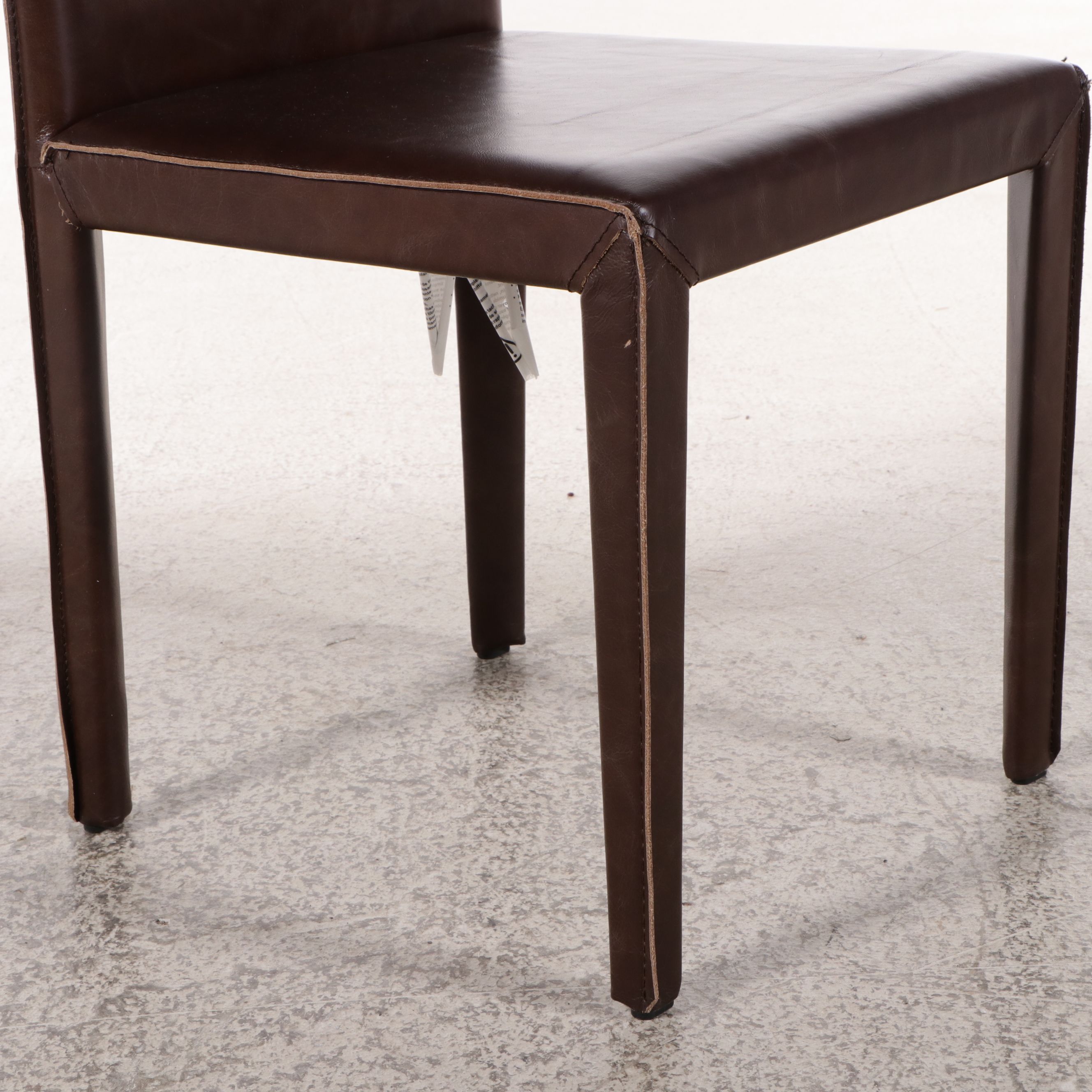 Contemporary Faux Leather Chair