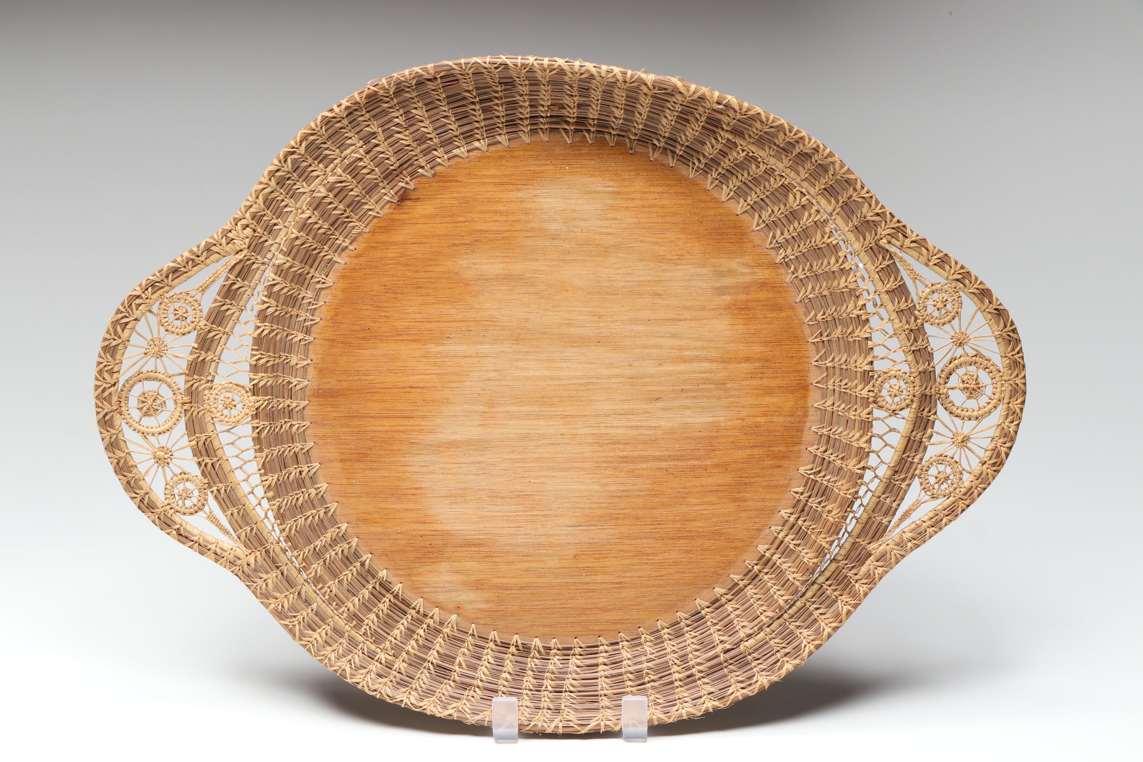 Seminole Pine Needle and Raffia Trays