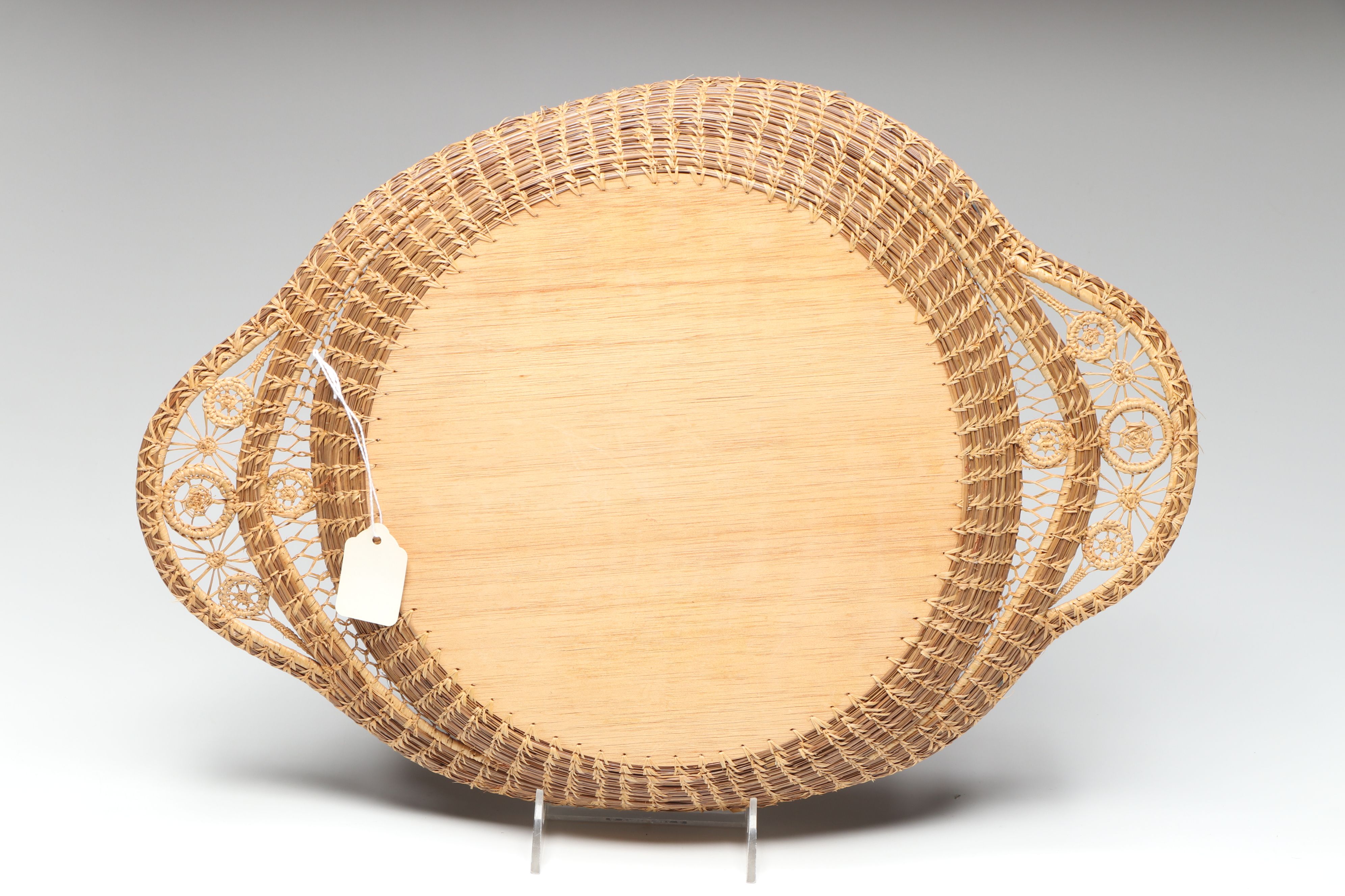 Seminole Pine Needle and Raffia Trays