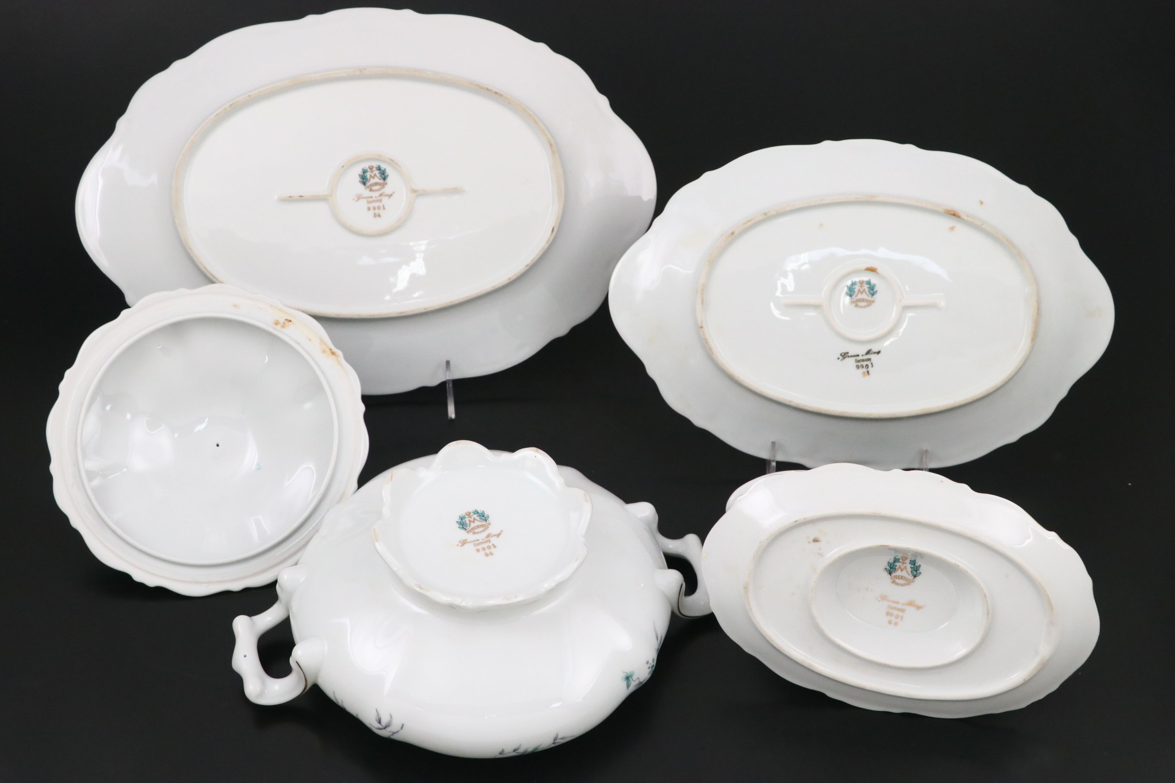 Mitterteich "Green Ming" Porcelain Dinnerware