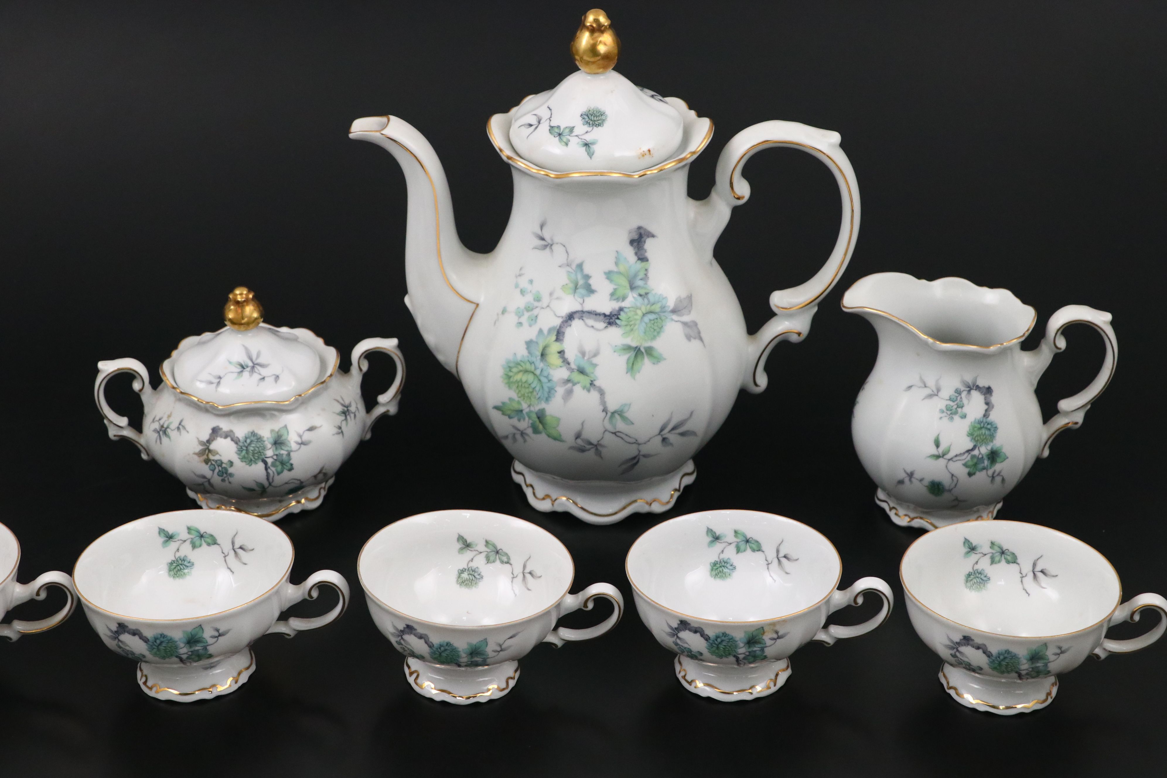 Mitterteich "Green Ming" Porcelain Dinnerware