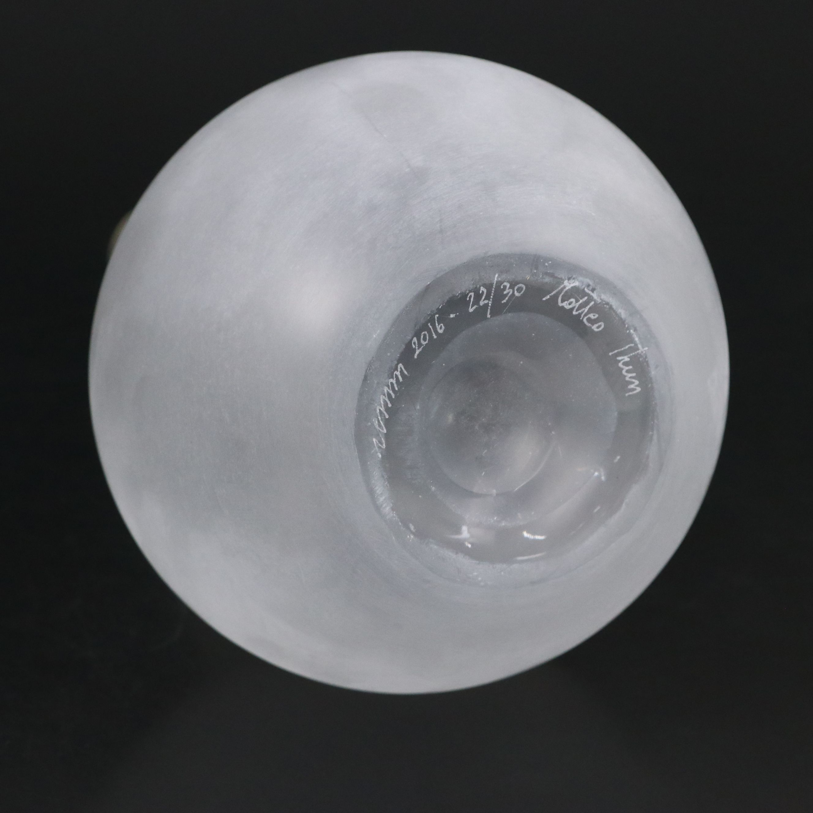 Matteo Thun for Venini Limited Edition Satin Glass Vase, 2016