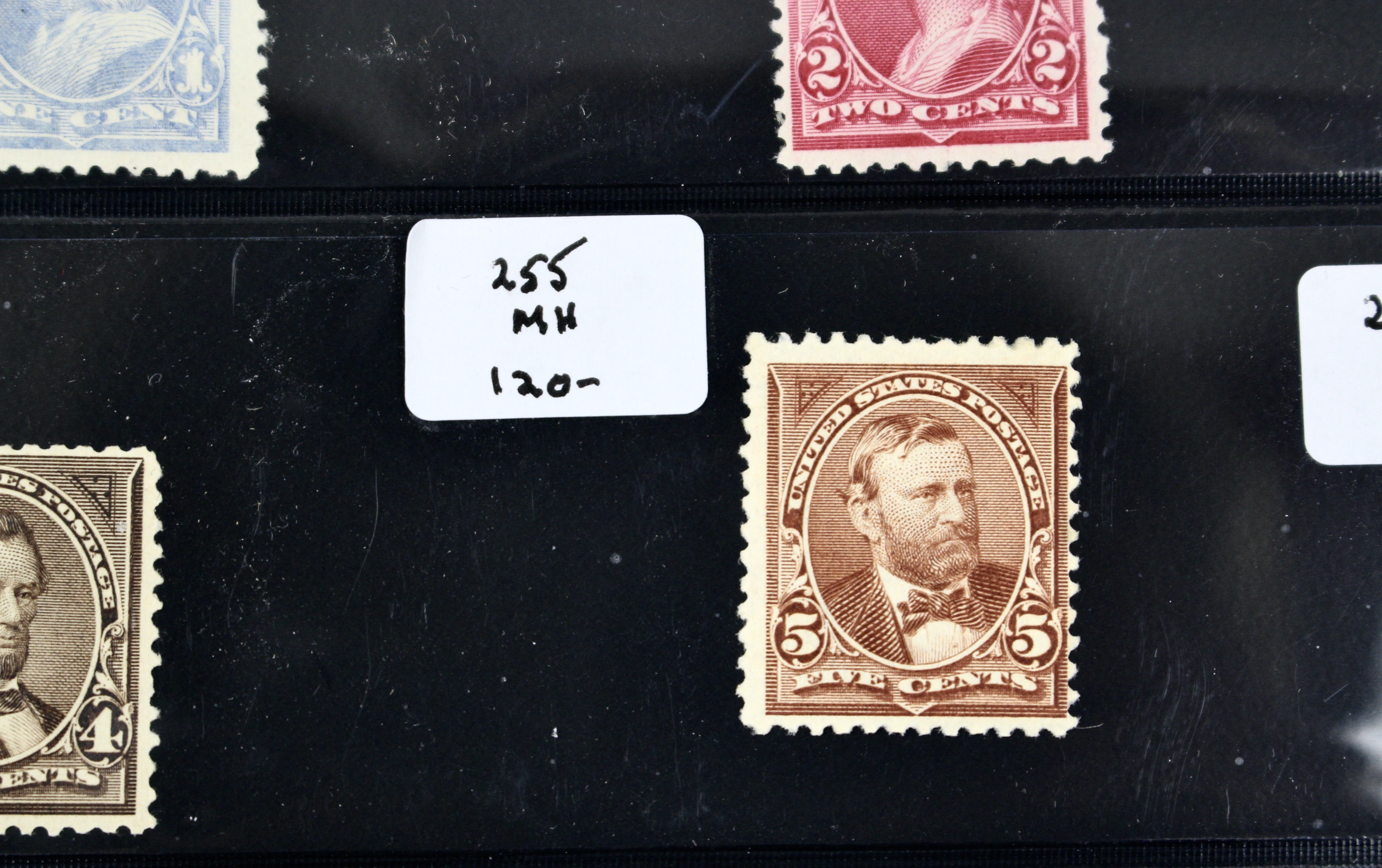 Five Mint Condition 1894 Regular Issue U.S. Postage Stamps