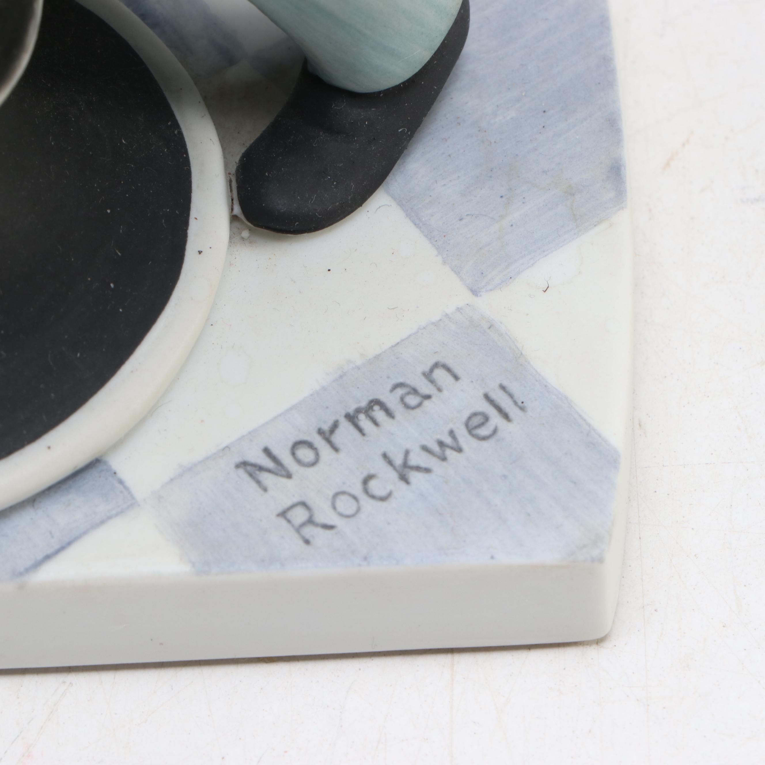 Kriss Kross Stropper and Razor with "The First Haircut" Norman Rockwell Figure