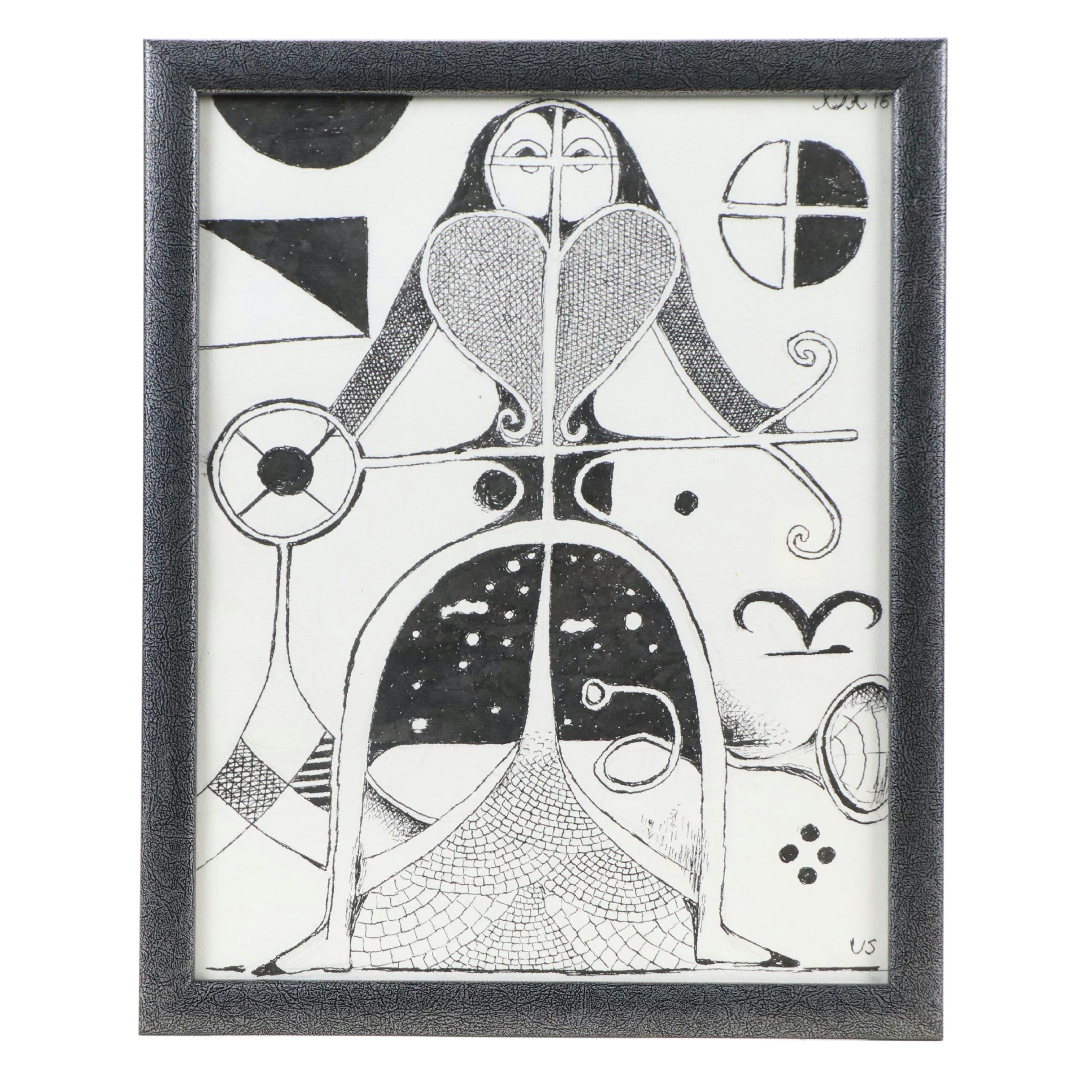 Nikolay Manuylov "Kuk" Surreal Drawing, 2016