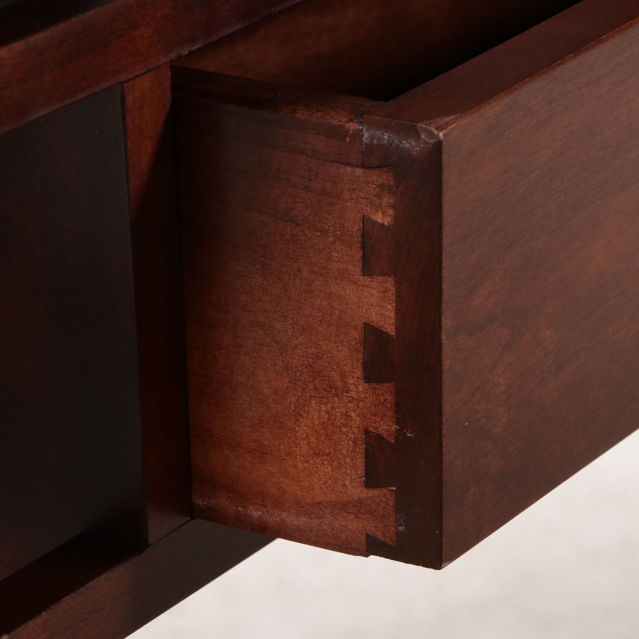 Modernist Style Walnut Hall Table