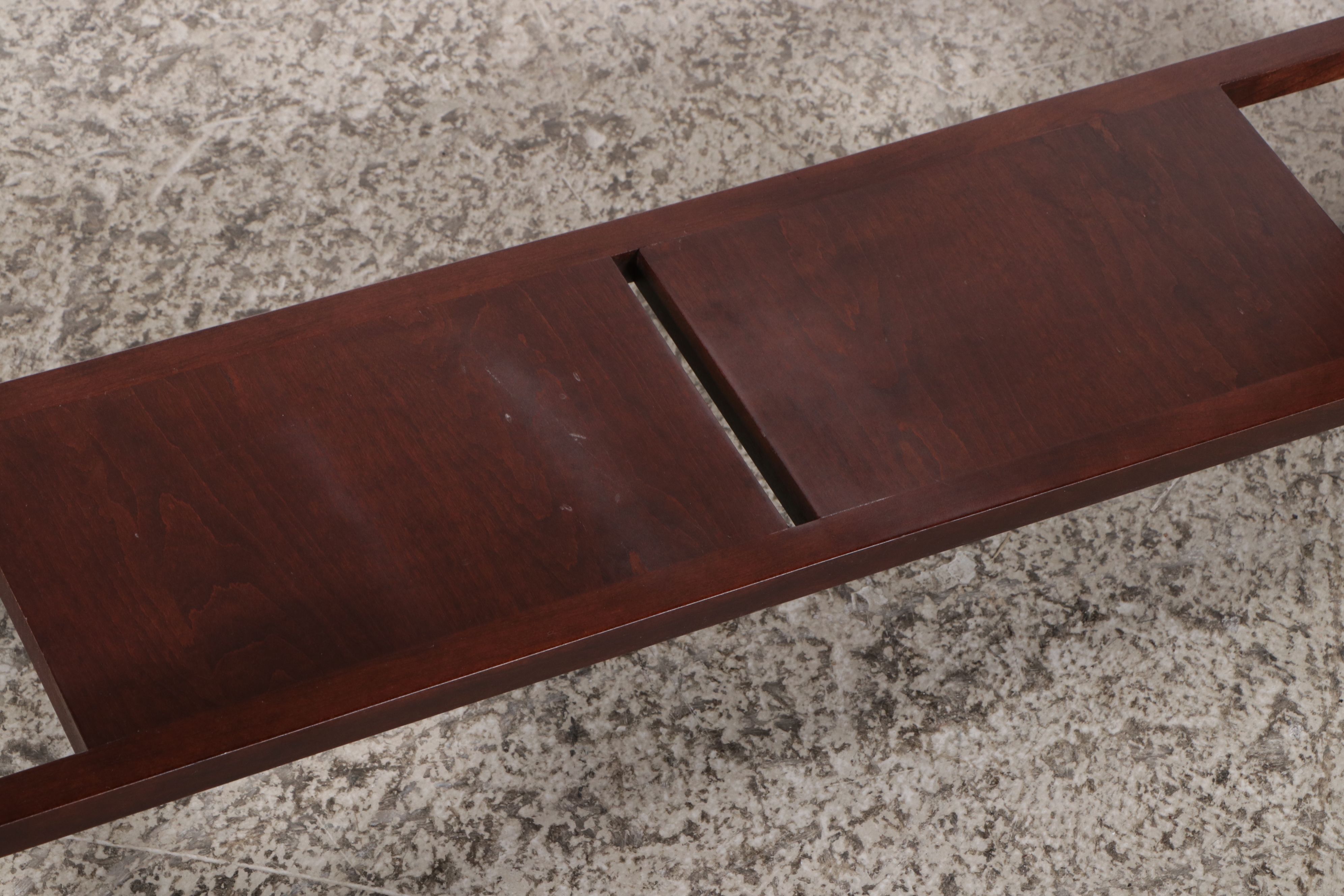 Modernist Style Walnut Hall Table