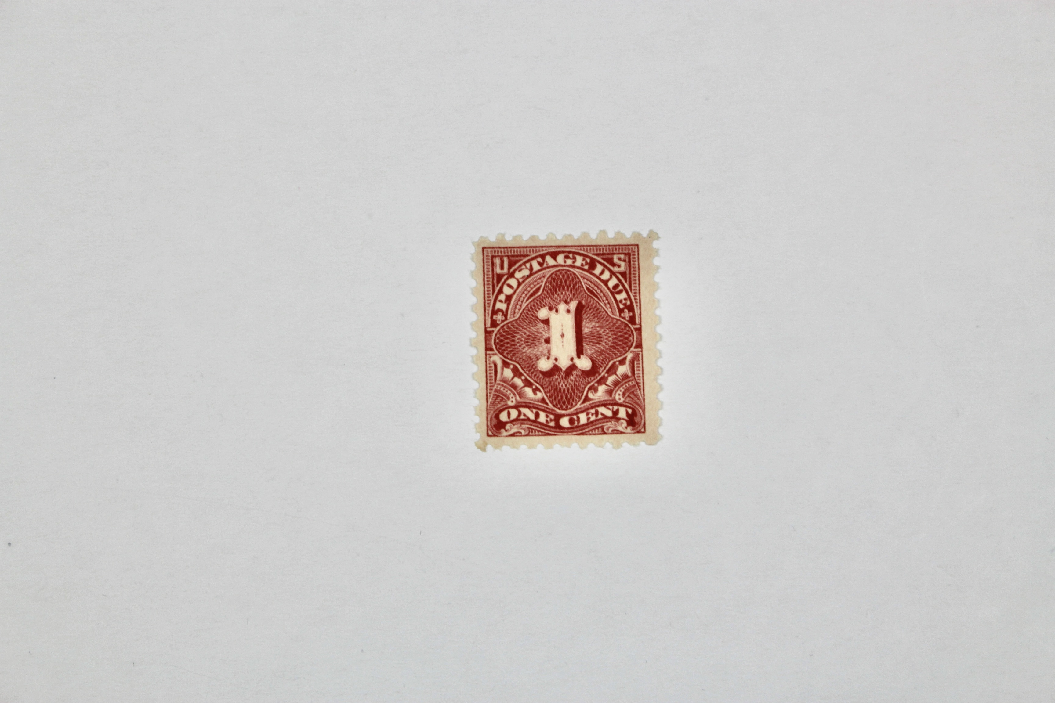 Four Mint Condition U.S. Postage Due Stamps, 1914