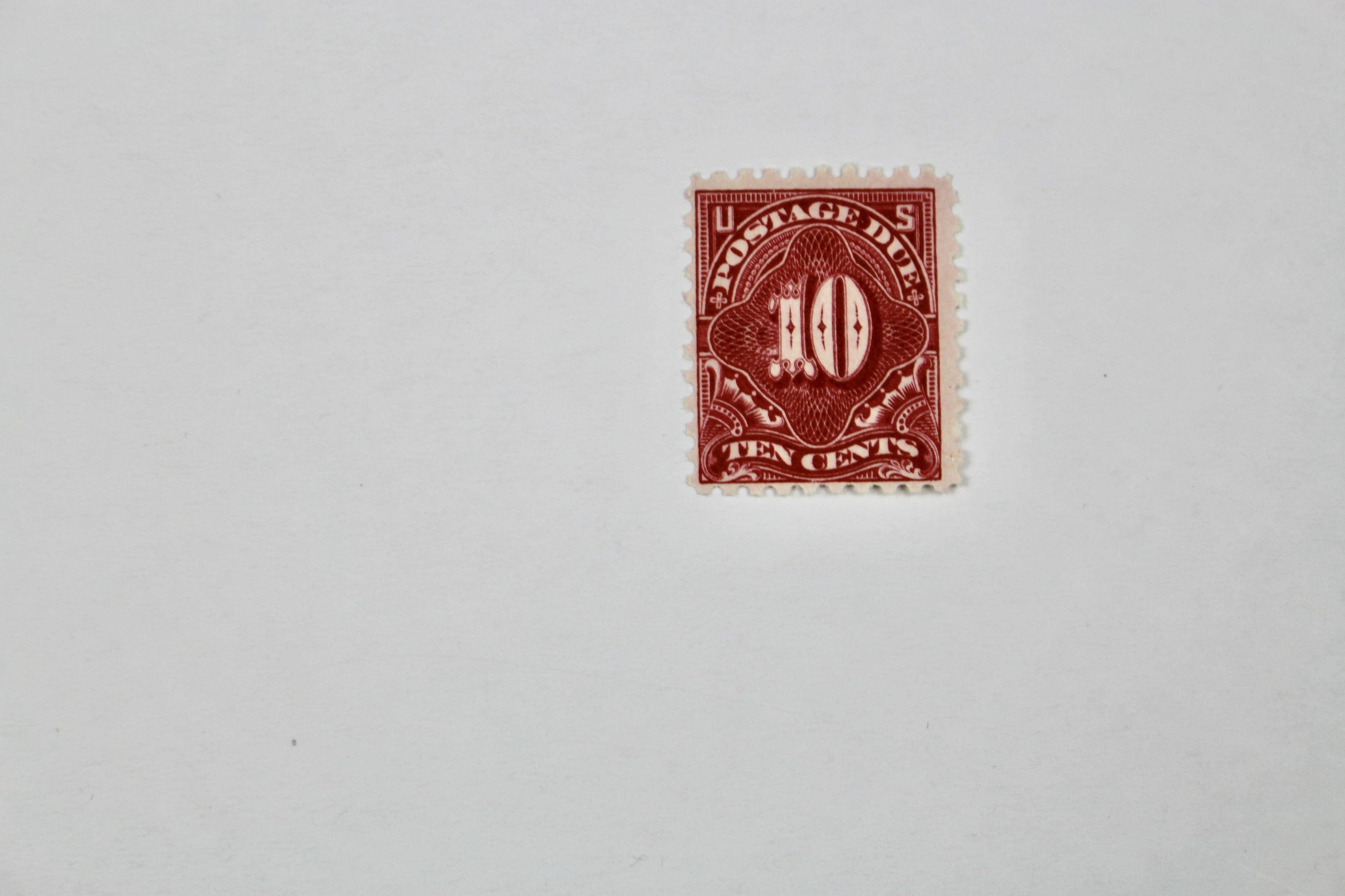 Four Mint Condition U.S. Postage Due Stamps, 1914