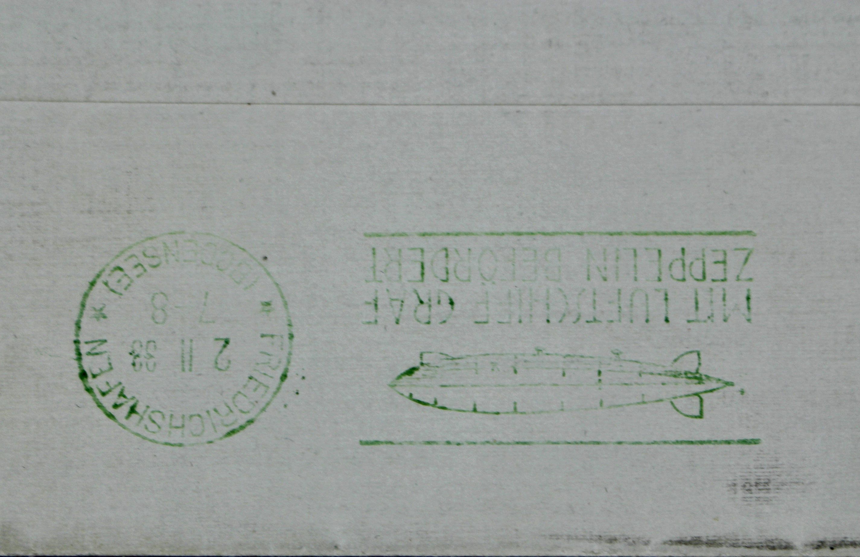 1933 Graf Zeppelin Century of Progress Postal Cover, Including C18 Stamp